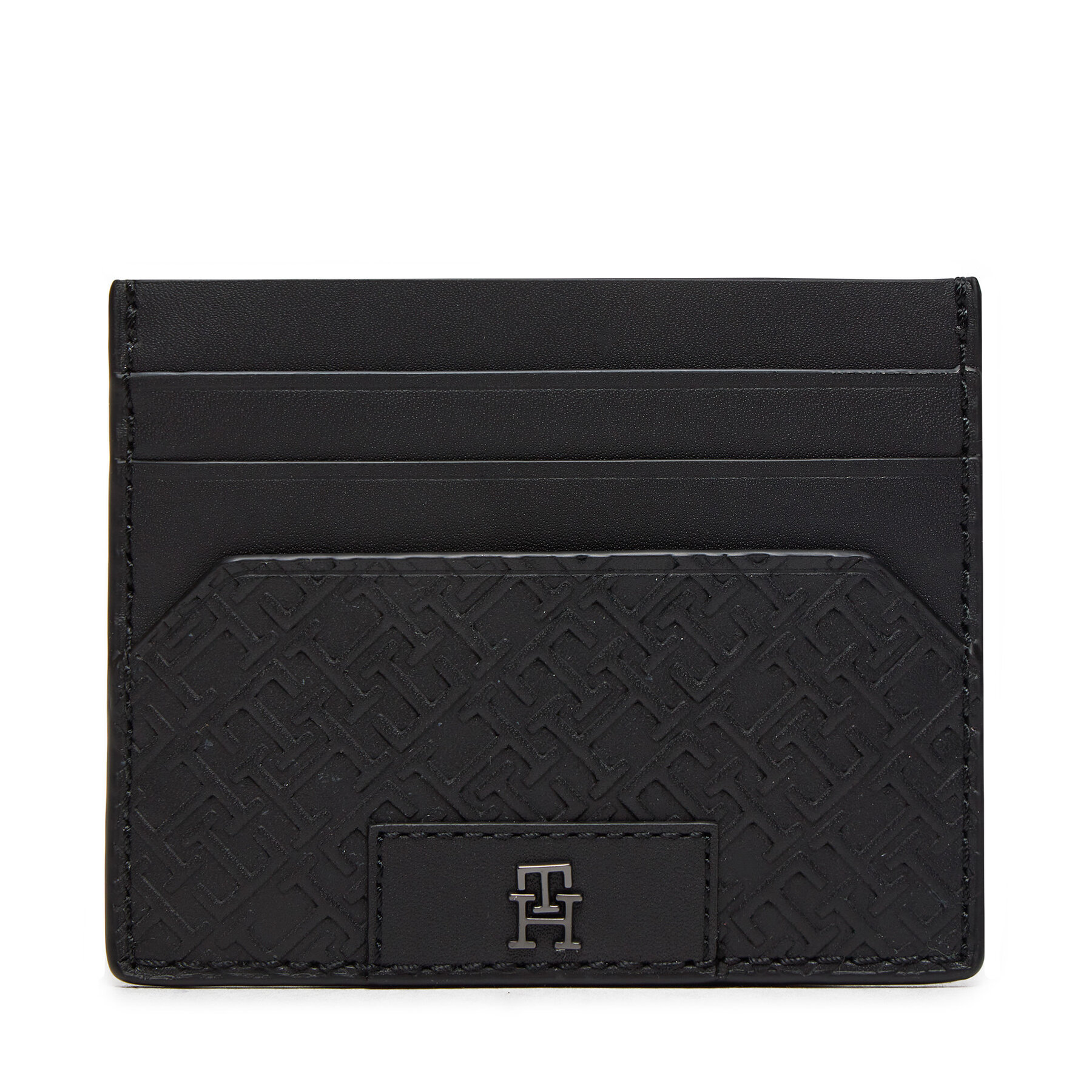 Tommy Hilfiger Θήκη πιστωτικών καρτών Tommy Hilfiger Th Monogram Cc Holder AM0AM12169 Μαύρο