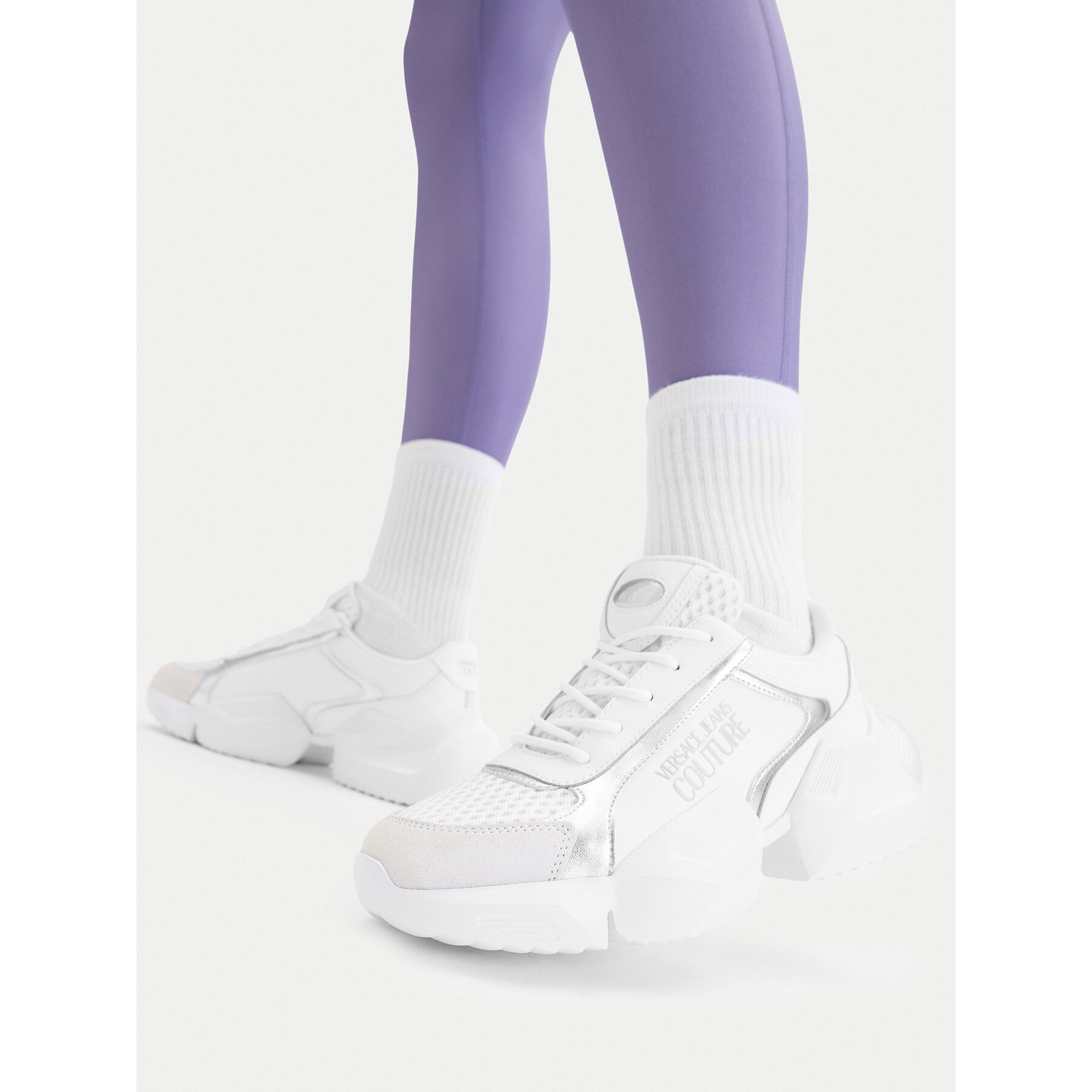Сникърси Versace Jeans Couture 80VA3SU3 ZPB78 S03 Бял