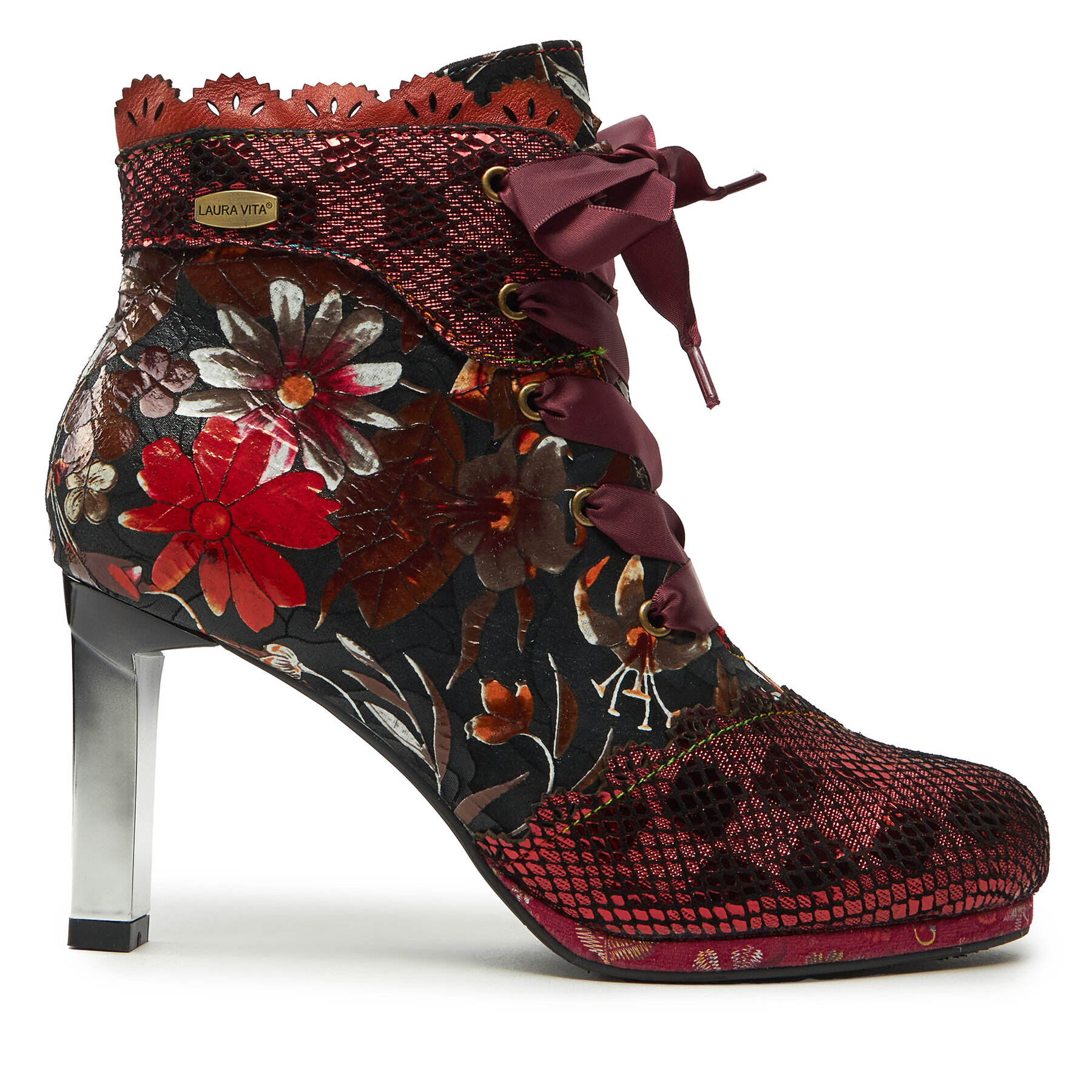 Botine Laura Vita Hicao 47 Roșu