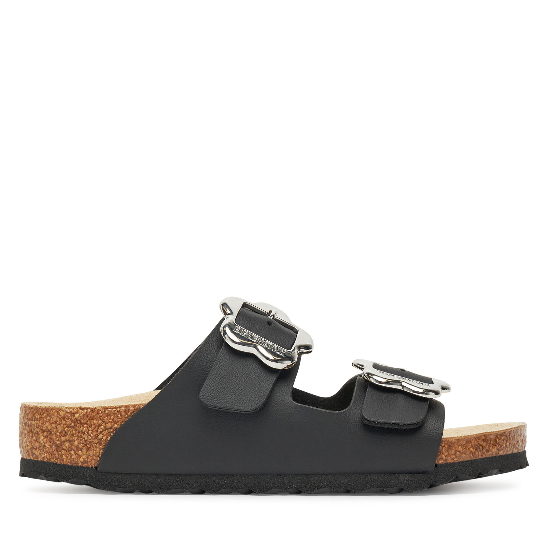 Dievča Šľapky Birkenstock, Rozmer: 27, Čierna, Arizona Flower Buckle Kids 1029844 S