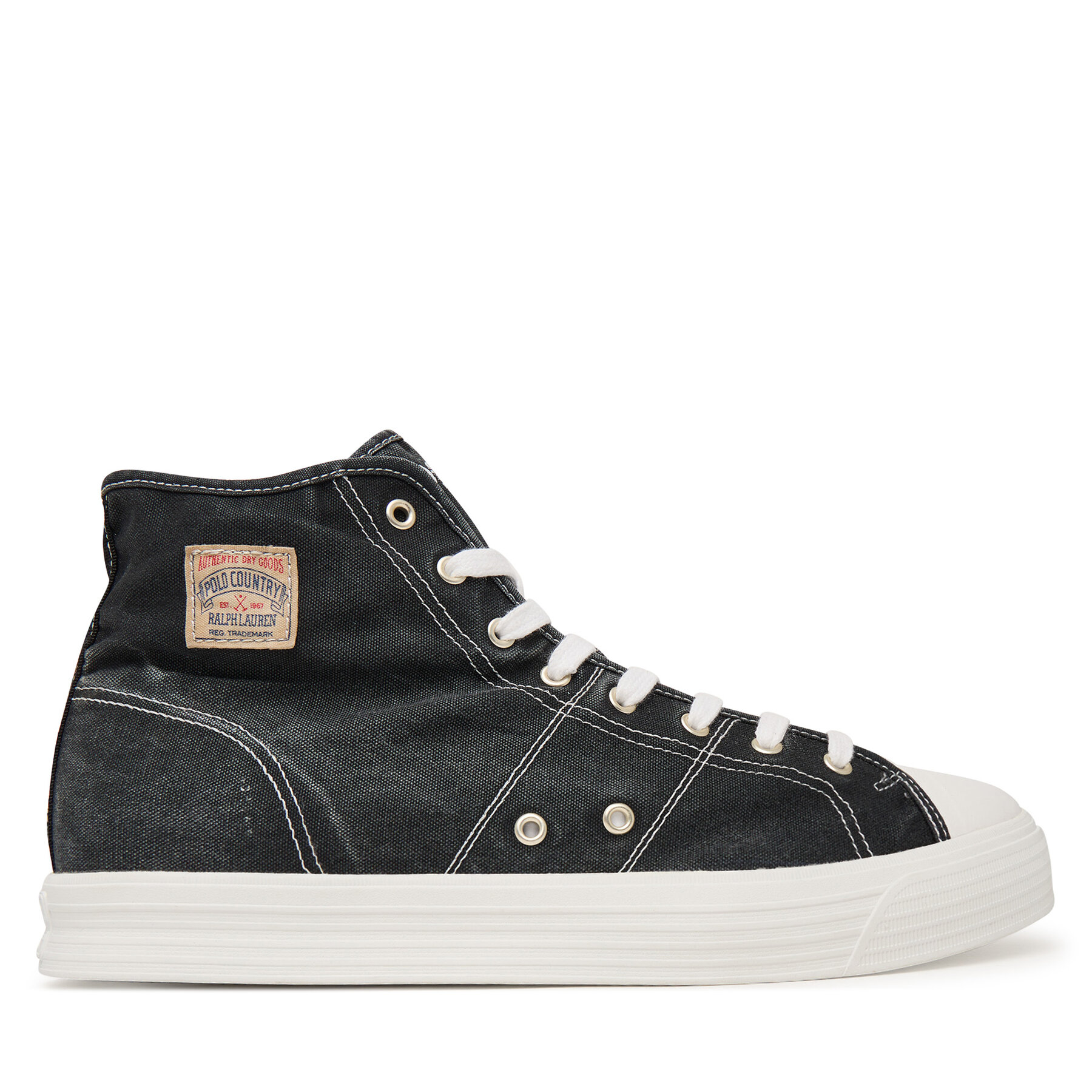 Teniși Polo Ralph Lauren Ayers Mid Sk Ltl 809P07628003 Negru
