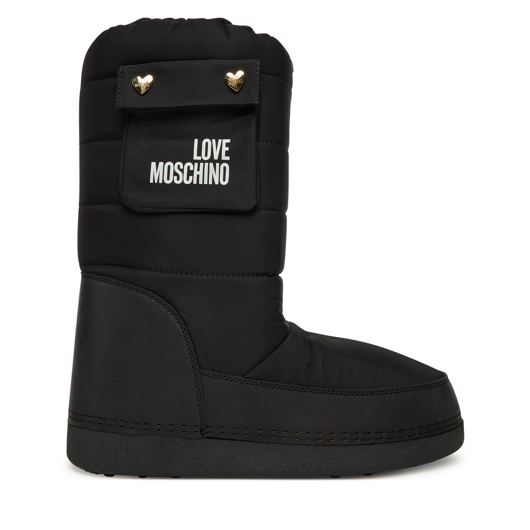 LOVE MOSCHINO Μπότες Χιονιού LOVE MOSCHINO JA24452G0NISL000 Μαύρο