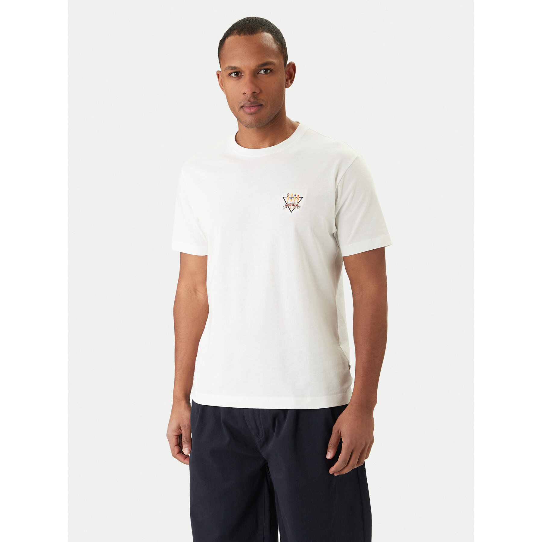 Guess Jeans T-Shirt M6GIB7 K8HM0 Λευκό Regular Fit