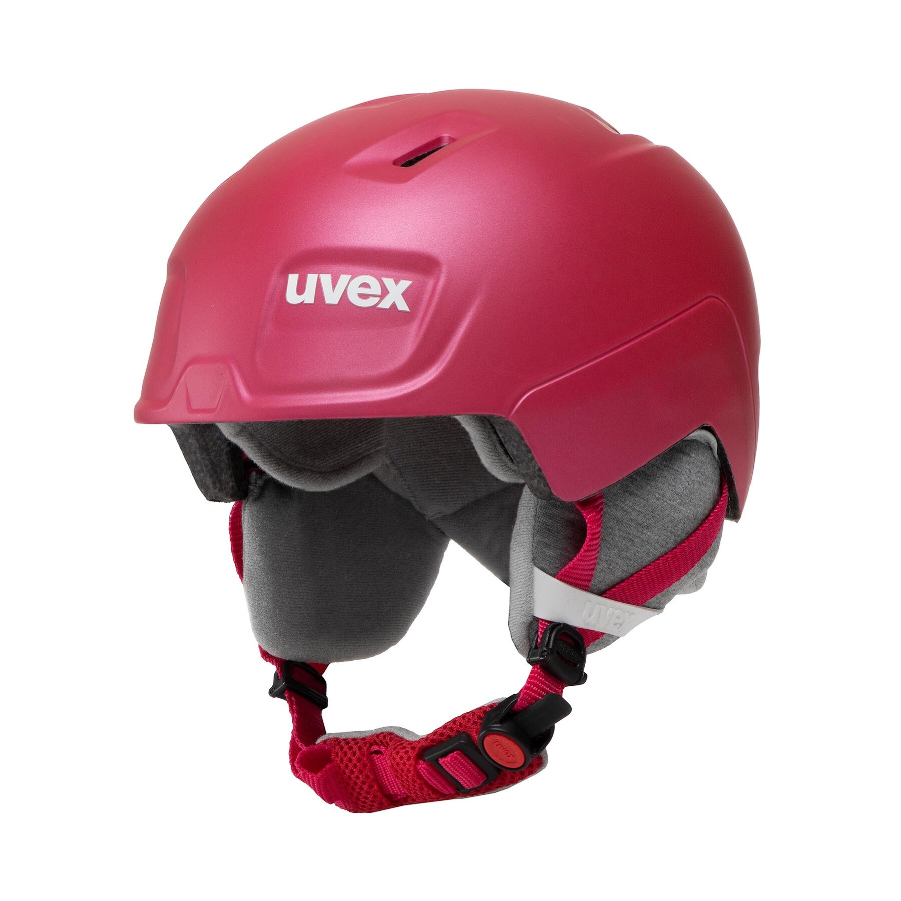 Smučarska čelada Uvex Manic Pro 56622491 Pink Met.