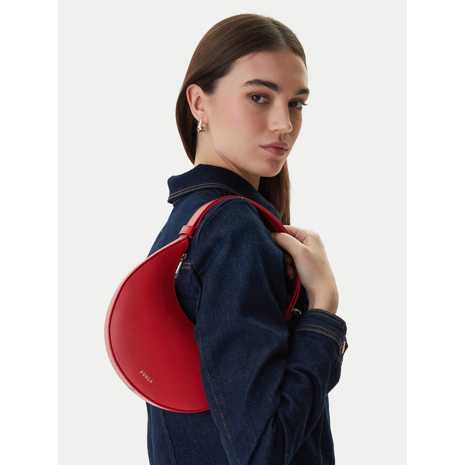 Дамска чанта Furla Delizia Mini WE00649 AX0733 CN 4484S Червен