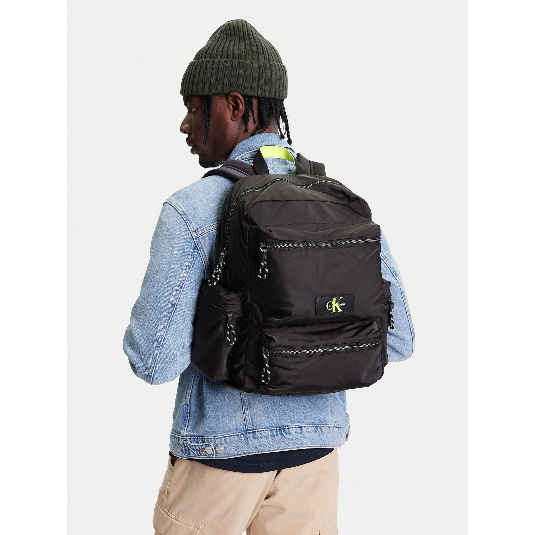 Ruksak Calvin Klein Tech Utility Backpack LV04G3122G Čierna