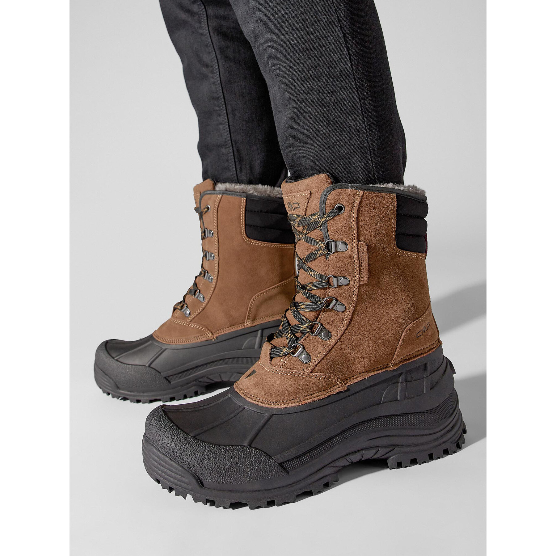 Snehule CMP Kinos Snow Boots Wp 3Q48867 Hnedá