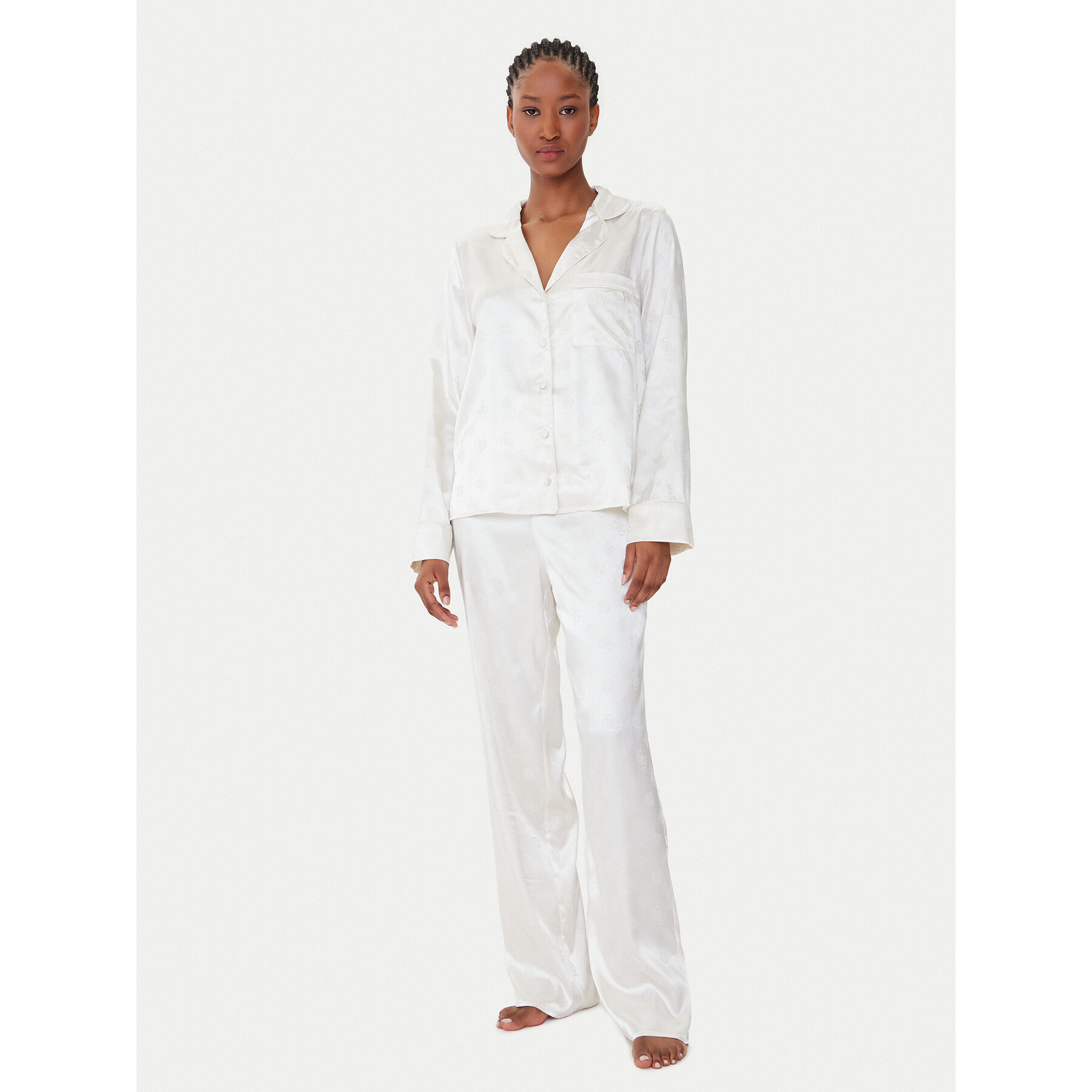 Guess Pyjama O5BX05 W4732 Écru Regular Fit