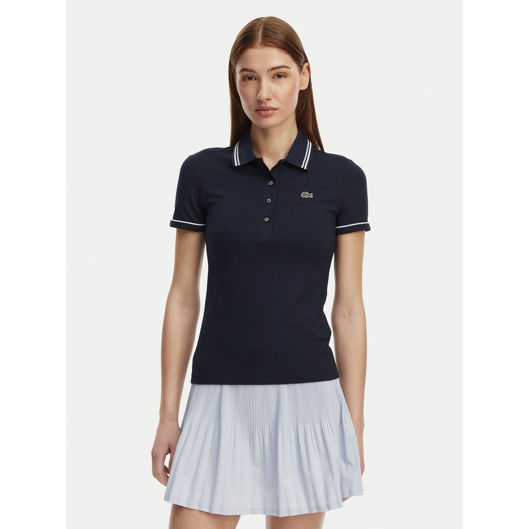 Lacoste Polo DF5284 Azul marino Slim Fit