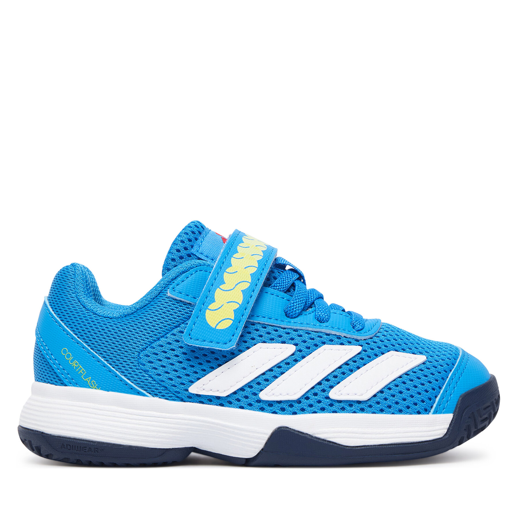 Čevlji za tenis adidas Courtflash Hook-And-Loop Tennis Shoes Kids KK3864 Modra