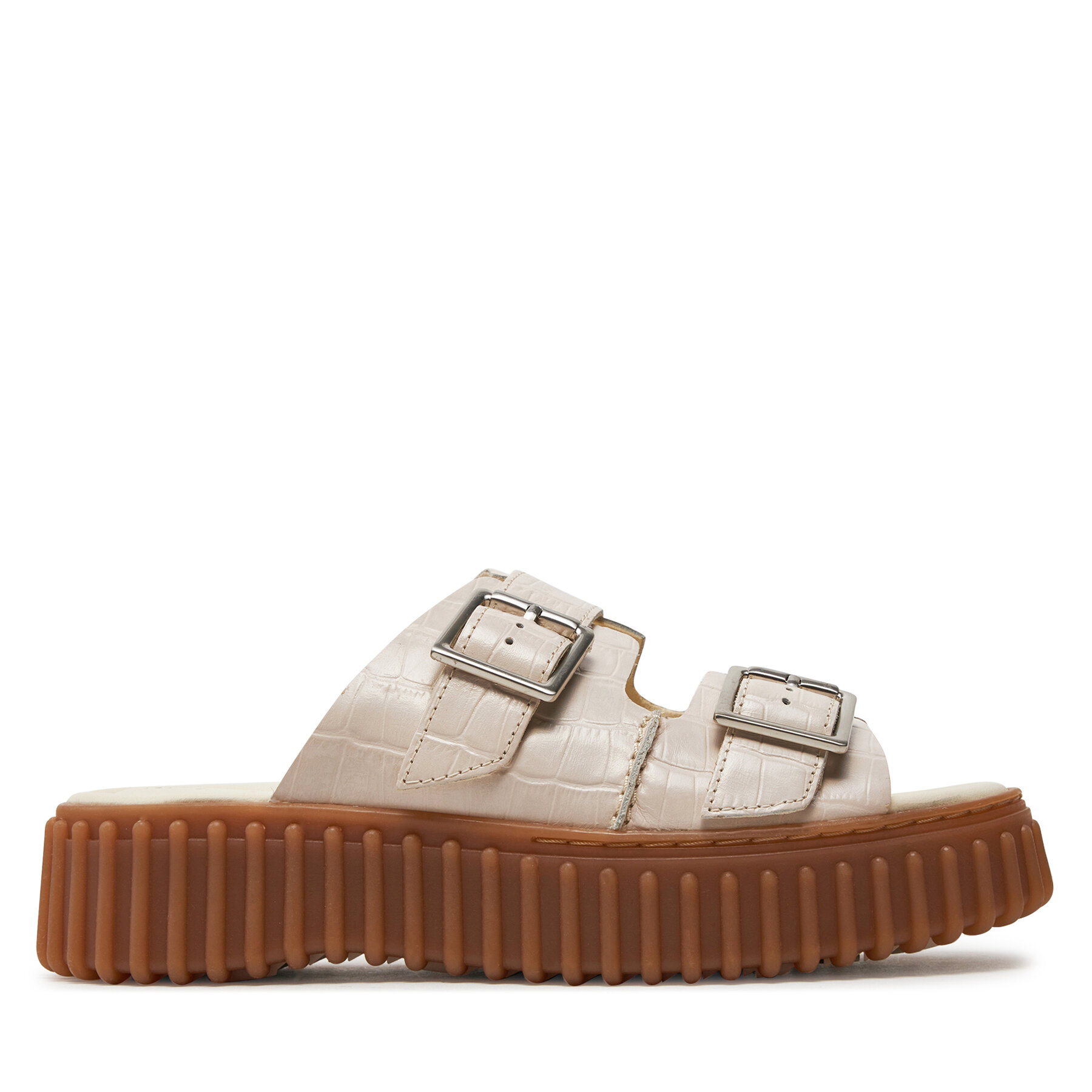 Papucs Clarks Torhill Slide 26176430 Bézs