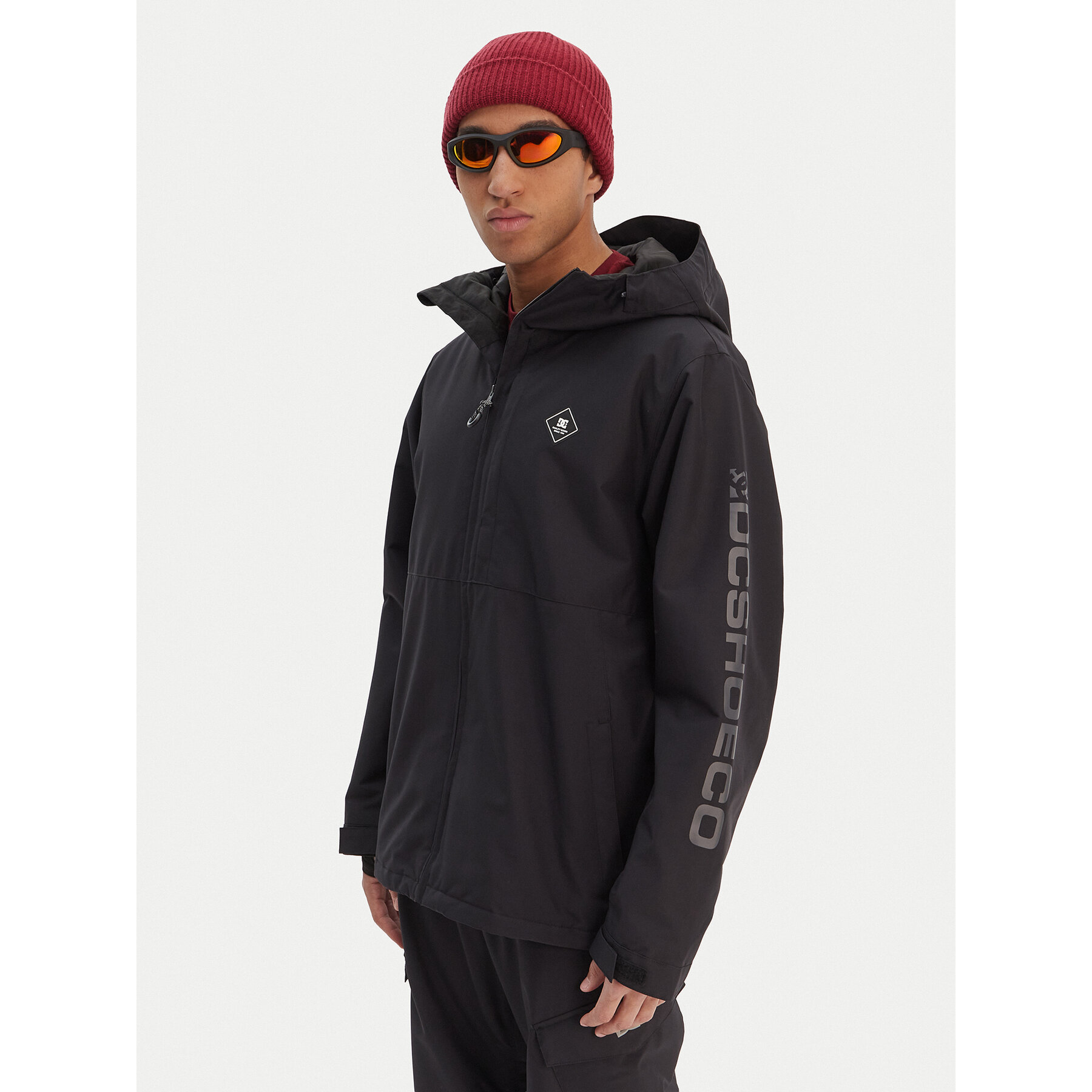 Dc Shoes Skijacke Basis ADYTJ03096 Schwarz Regular Fit