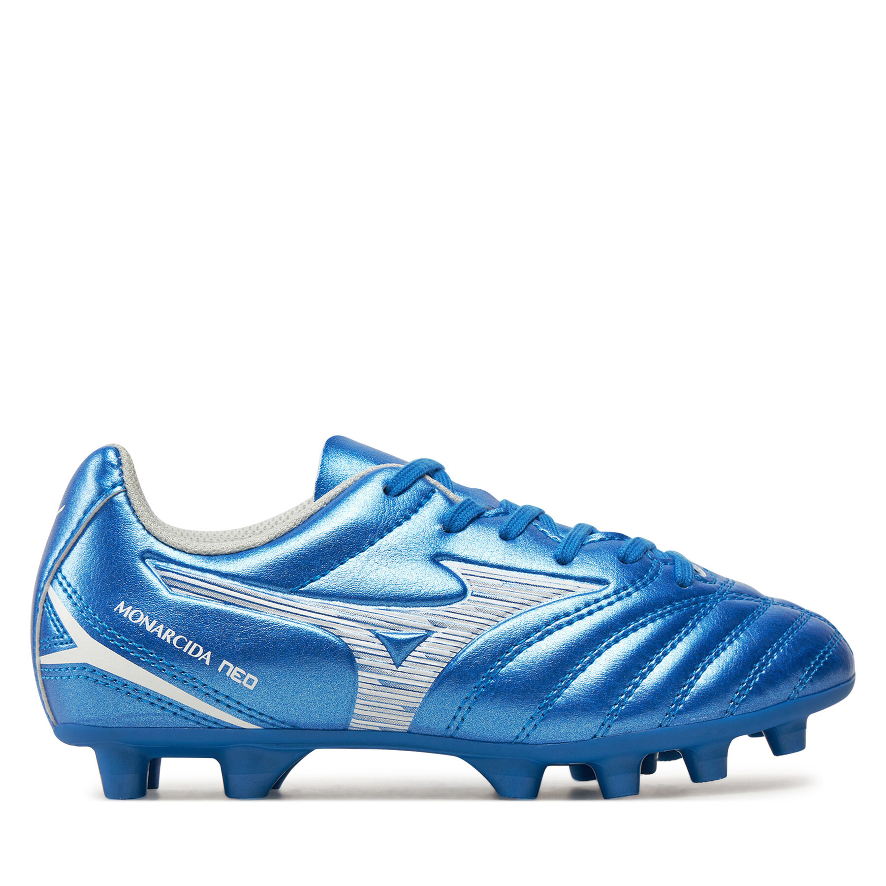 Chaussures de football Mizuno Monarchida Neo 3 SELECT Jr MG P1GB2425 Bleu