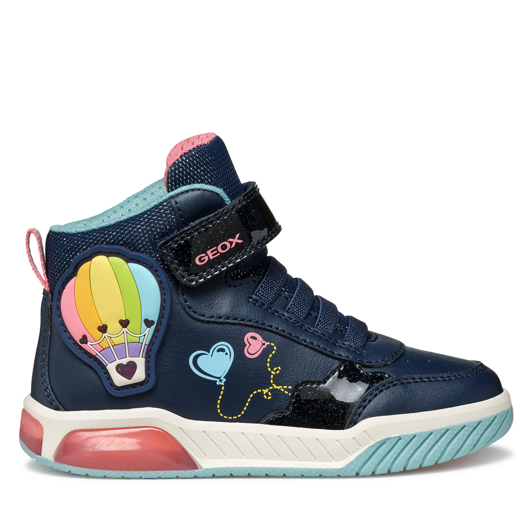 Sneakersy Geox J Inek J56ASA 0BCKC C4358 M Tmavomodrá