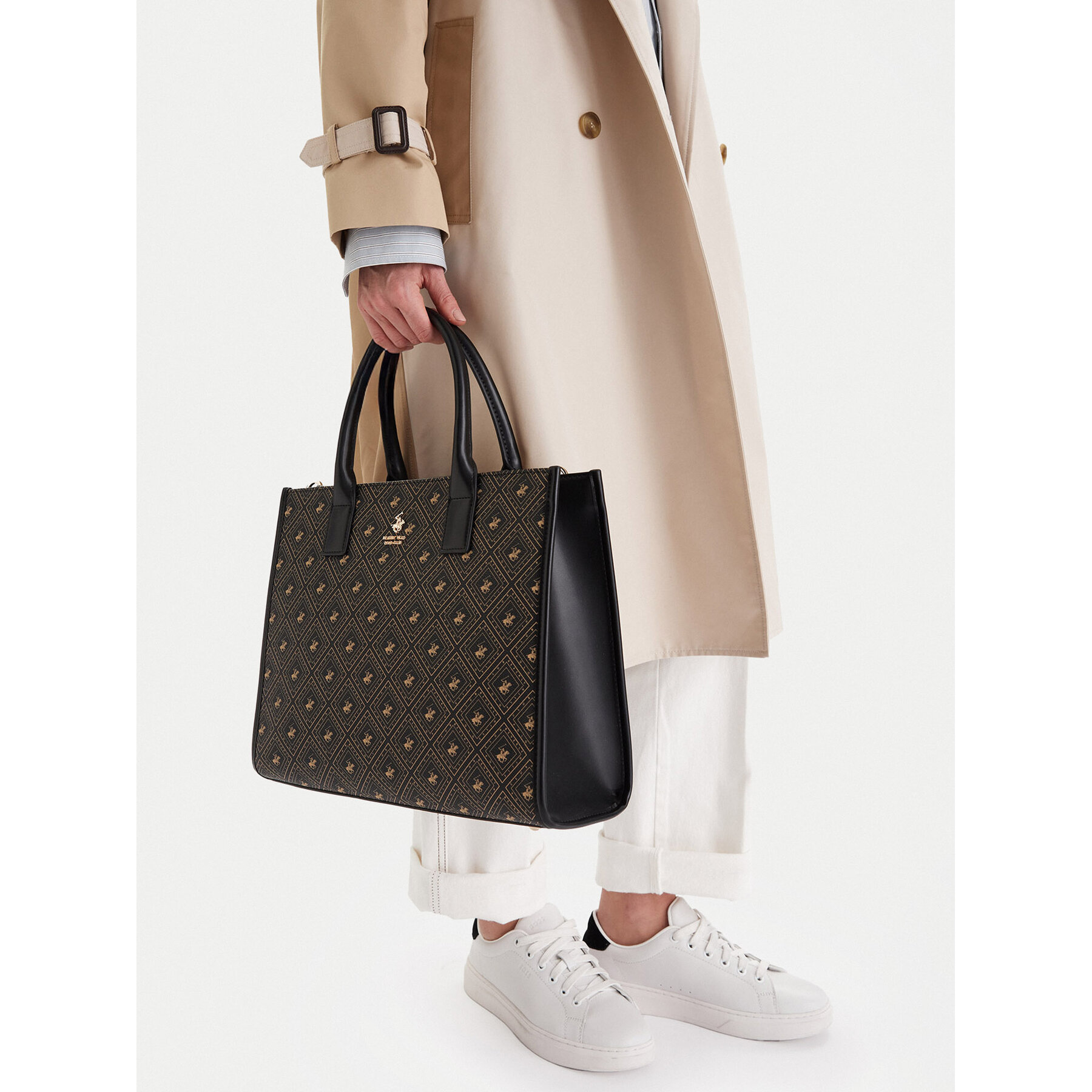 Geantă Beverly Hills Polo Club CEO-BHPC-S-003-07 Negru