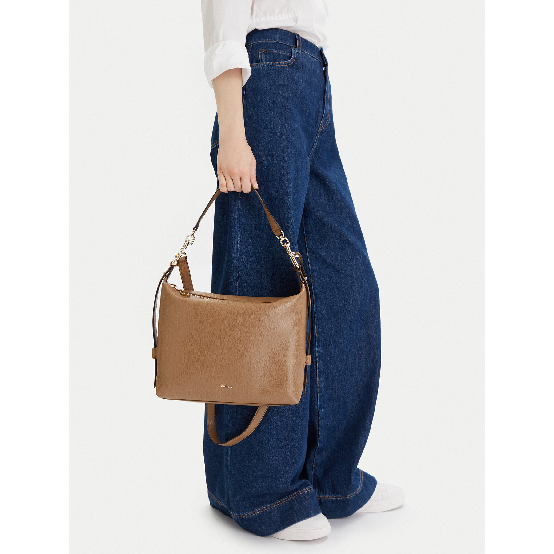 Kabelka Furla Tonie M WB01964 A.0023 CN 4489S Hnedá