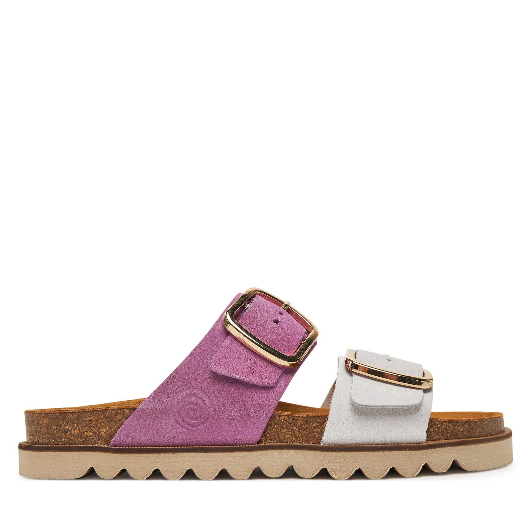 Damen Pantoletten Dr. Brinkmann, Schuhgröße 38, Violett, 700683-59