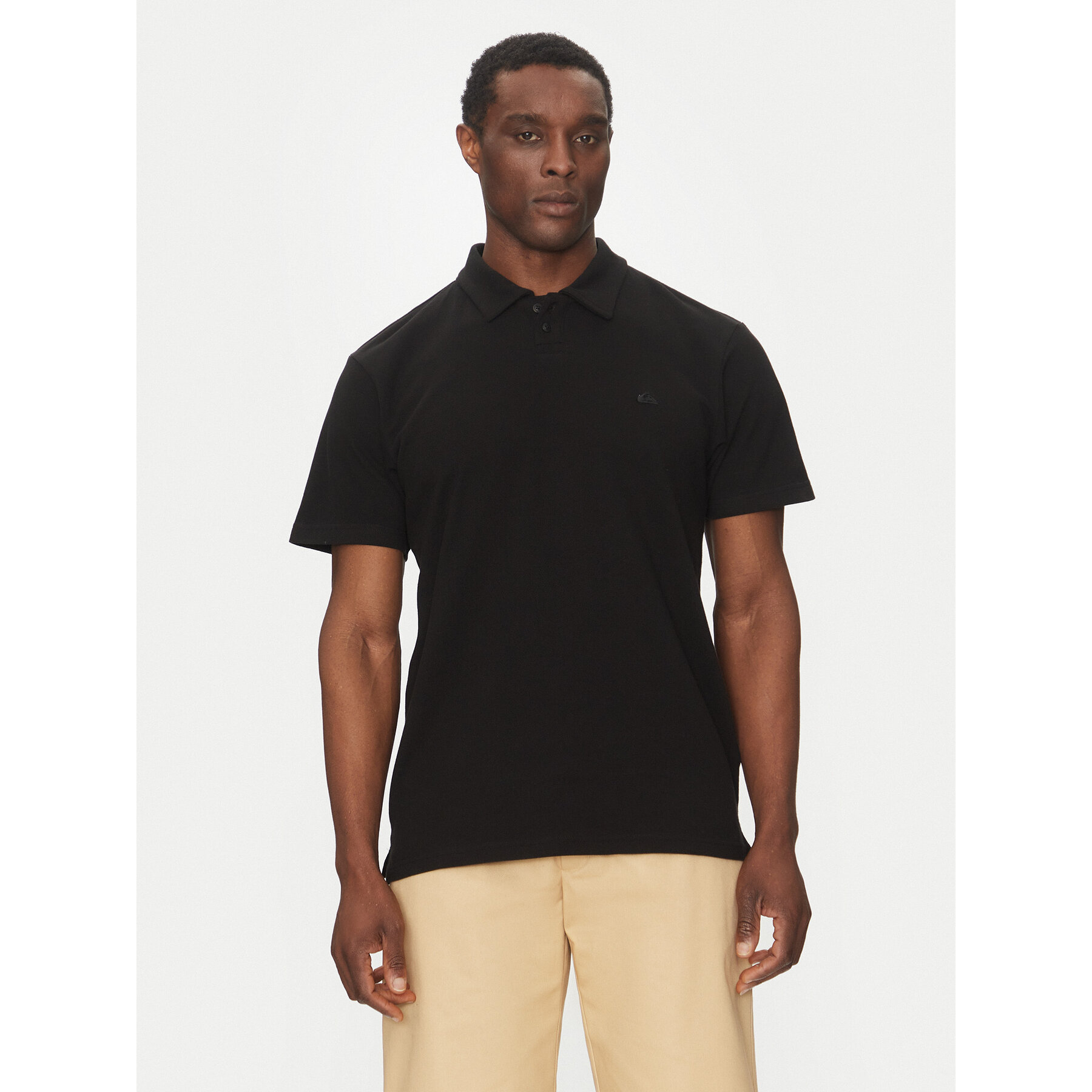 Quiksilver Pólóing EQYKT04375 Fekete Regular Fit
