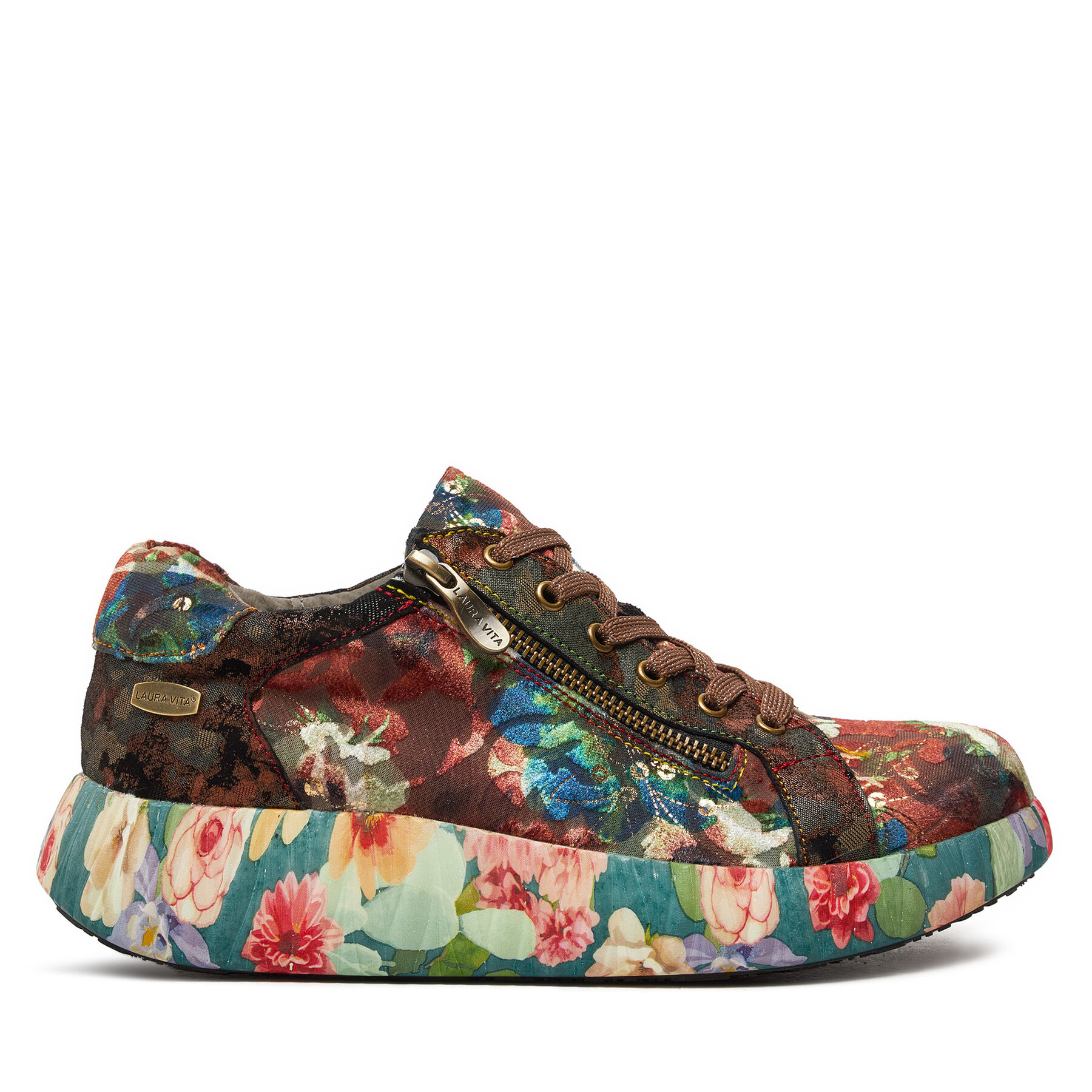 Zapatillas Laura Vita Nikito 44 Marrón