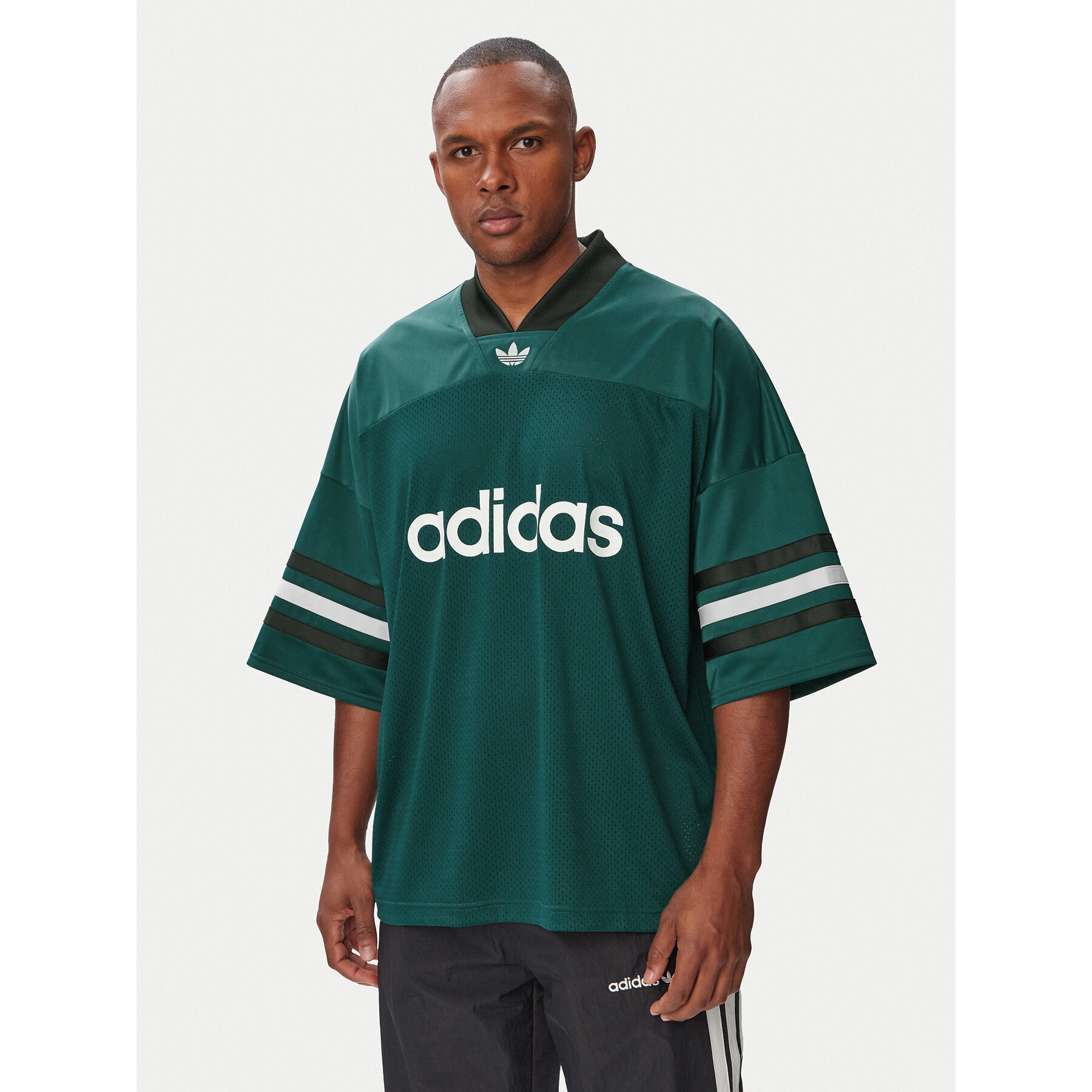 adidas Majica Adicolor KR1401 Zelena Loose Fit