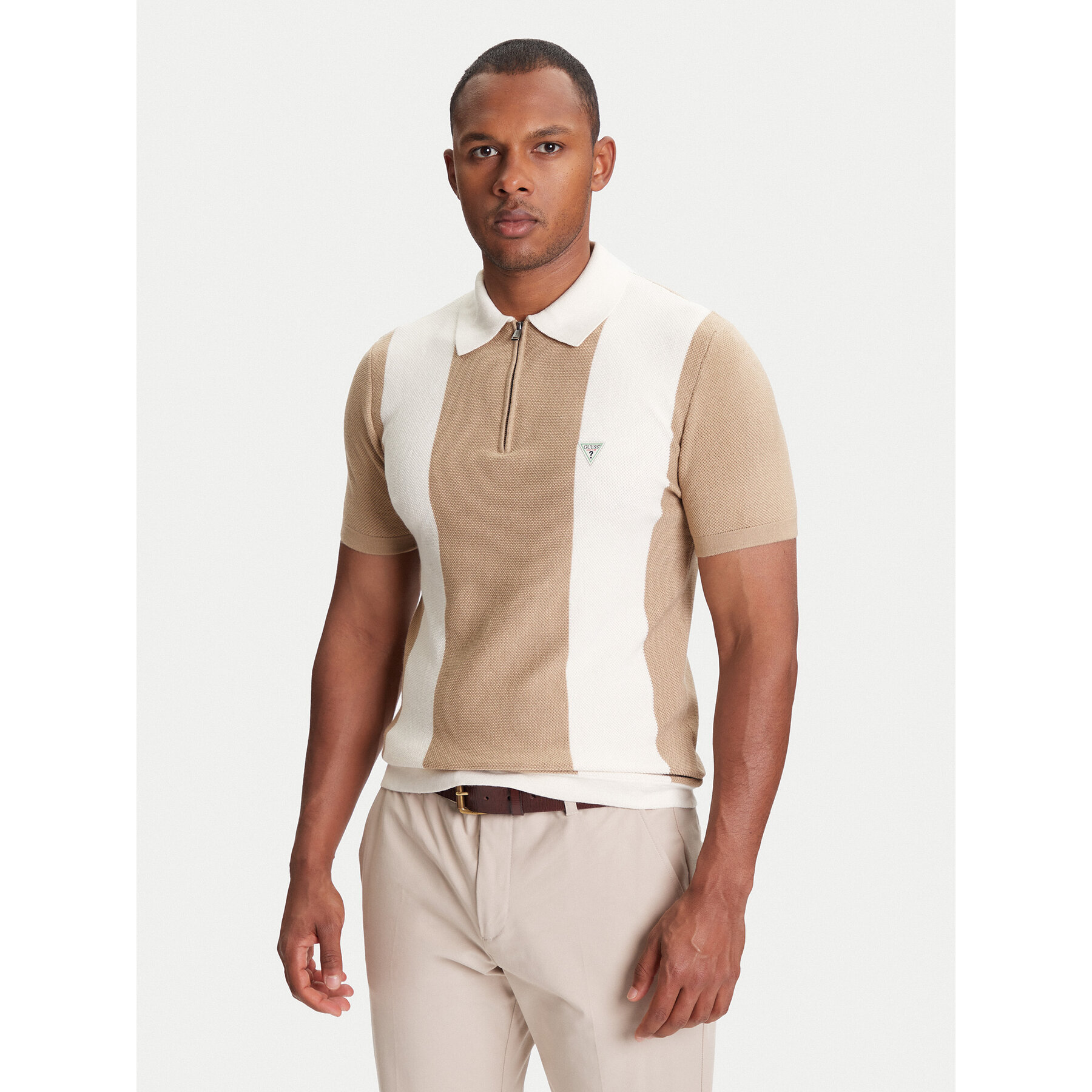 Guess Πουλόβερ M5YR11 Z3OE2 Μπεζ Regular Fit
