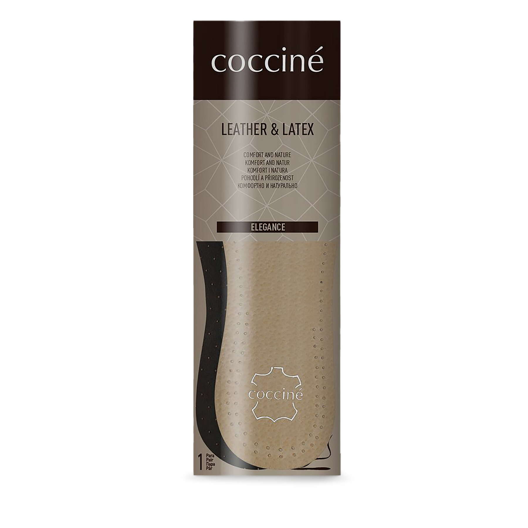 Ulošci za cipele Coccine Leathe&Latex Bež