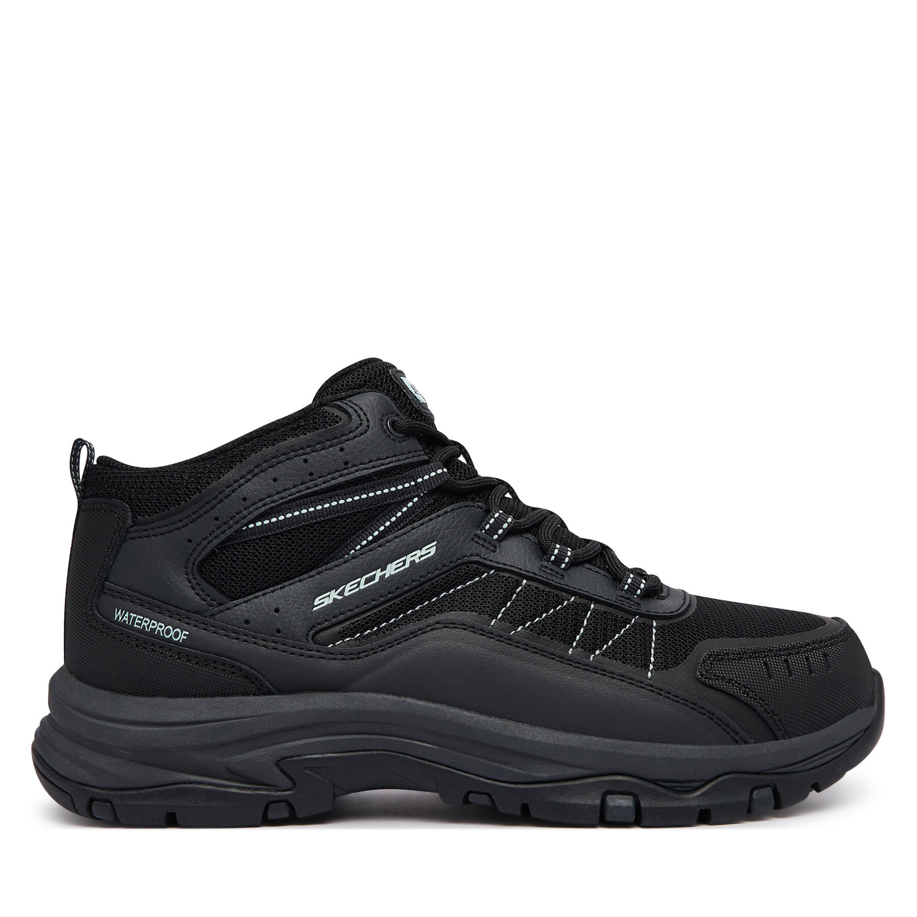 Trekkings Skechers Waterproof Relaxed Fit: Trego - Ashaway 180336/BKCC Negru
