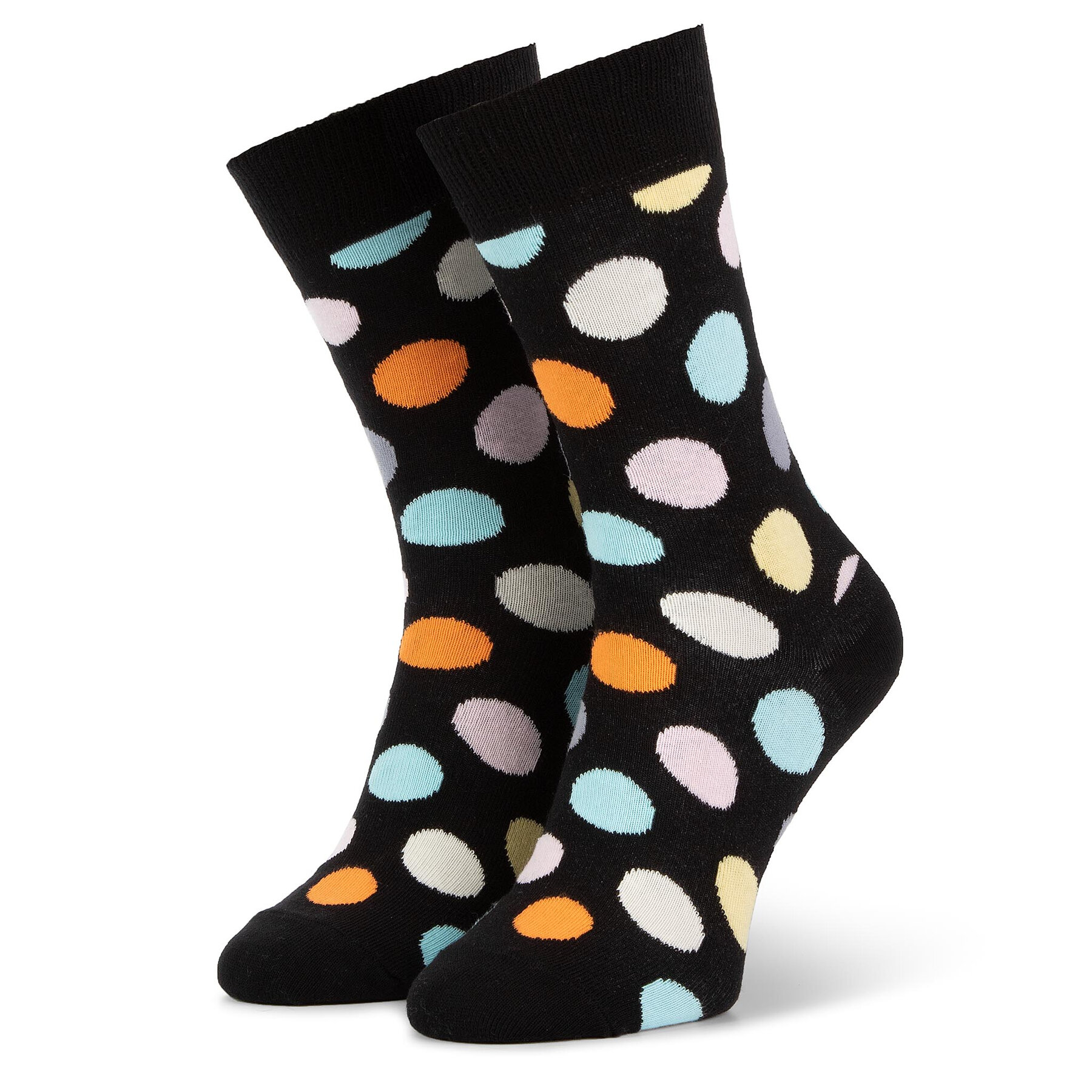 Visoke nogavice Unisex Happy Socks BD01-099 Črna