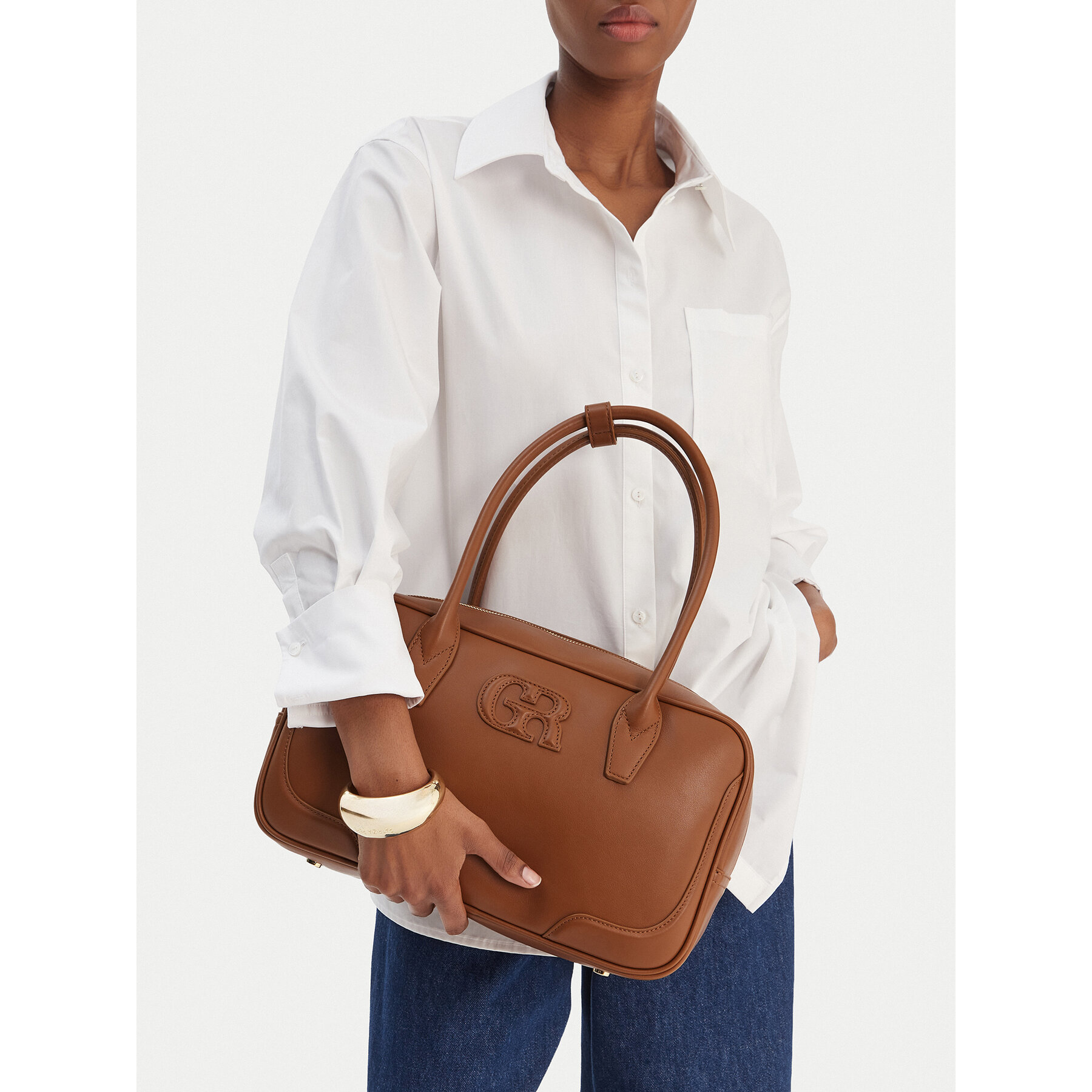 Geantă GINO ROSSI C-LDA8555 Maro