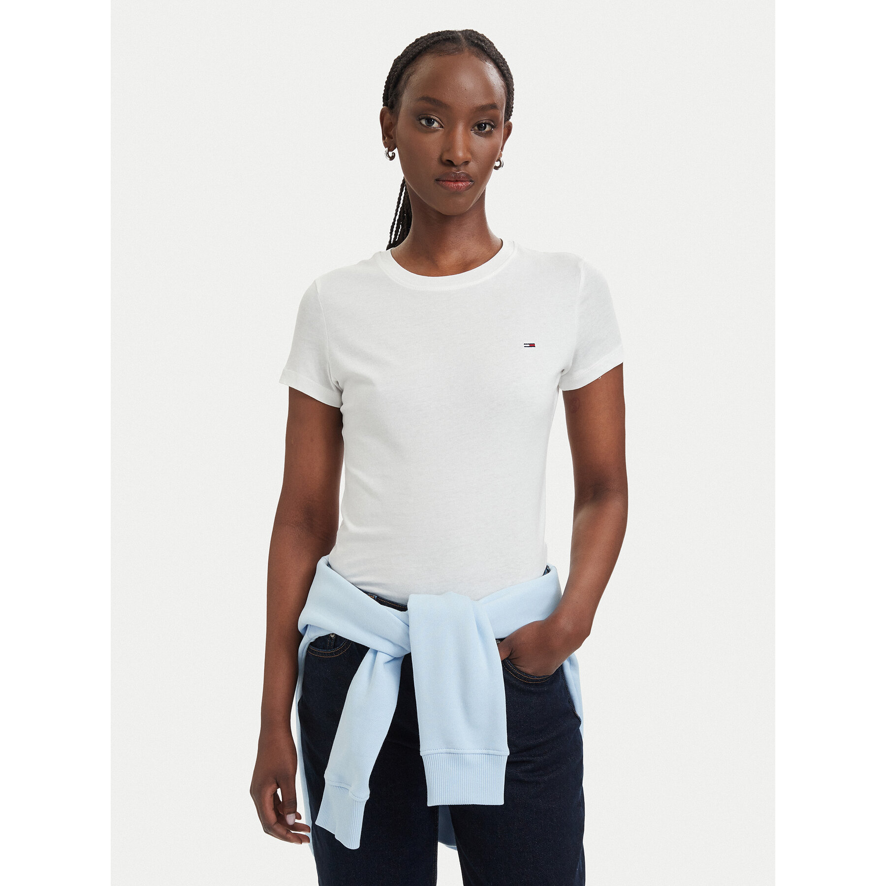 Tommy Jeans T-Shirt-Set DW0DW21366 Weiß Slim Fit