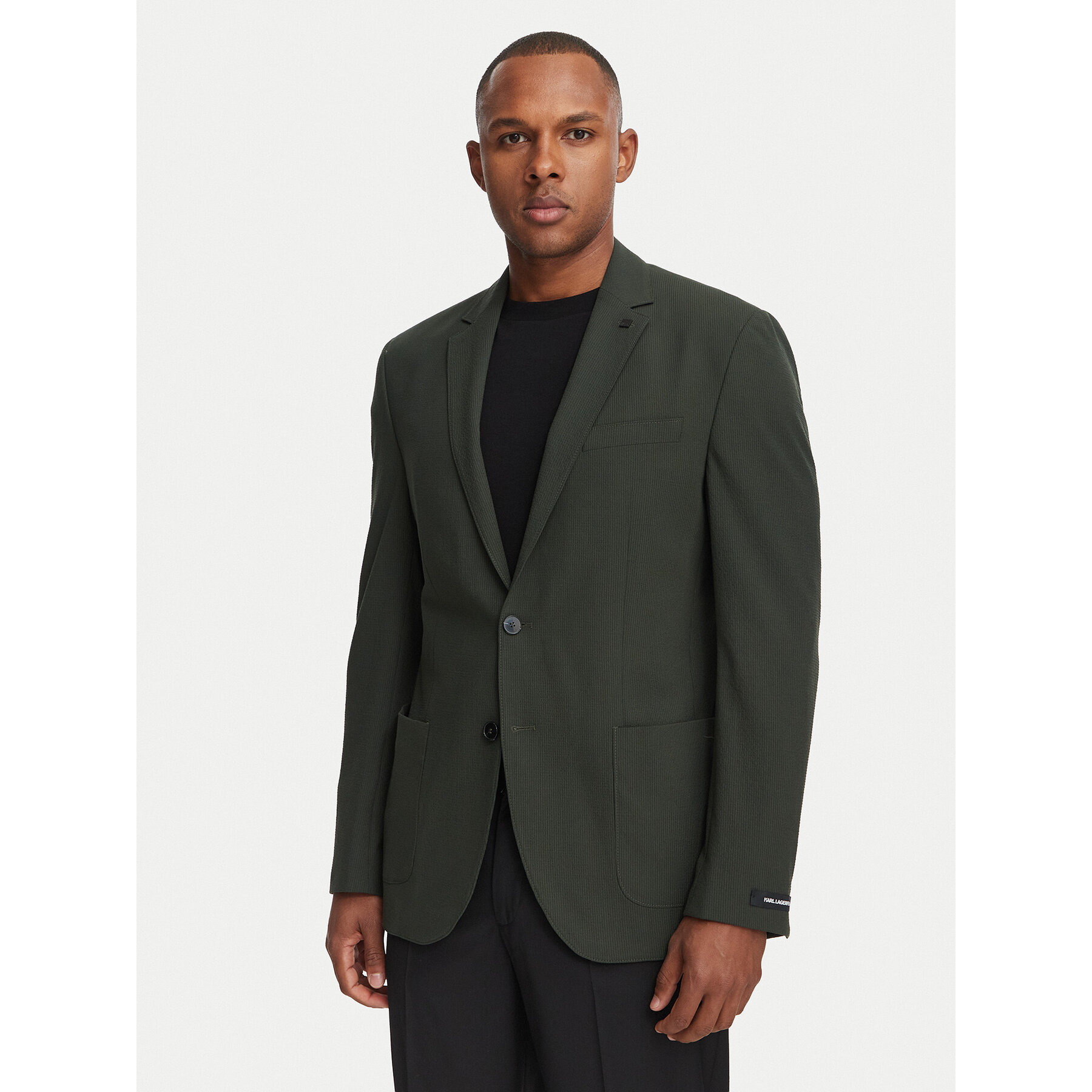 KARL LAGERFELD Sakko 155280-562034 Dunkelgrün Slim Fit