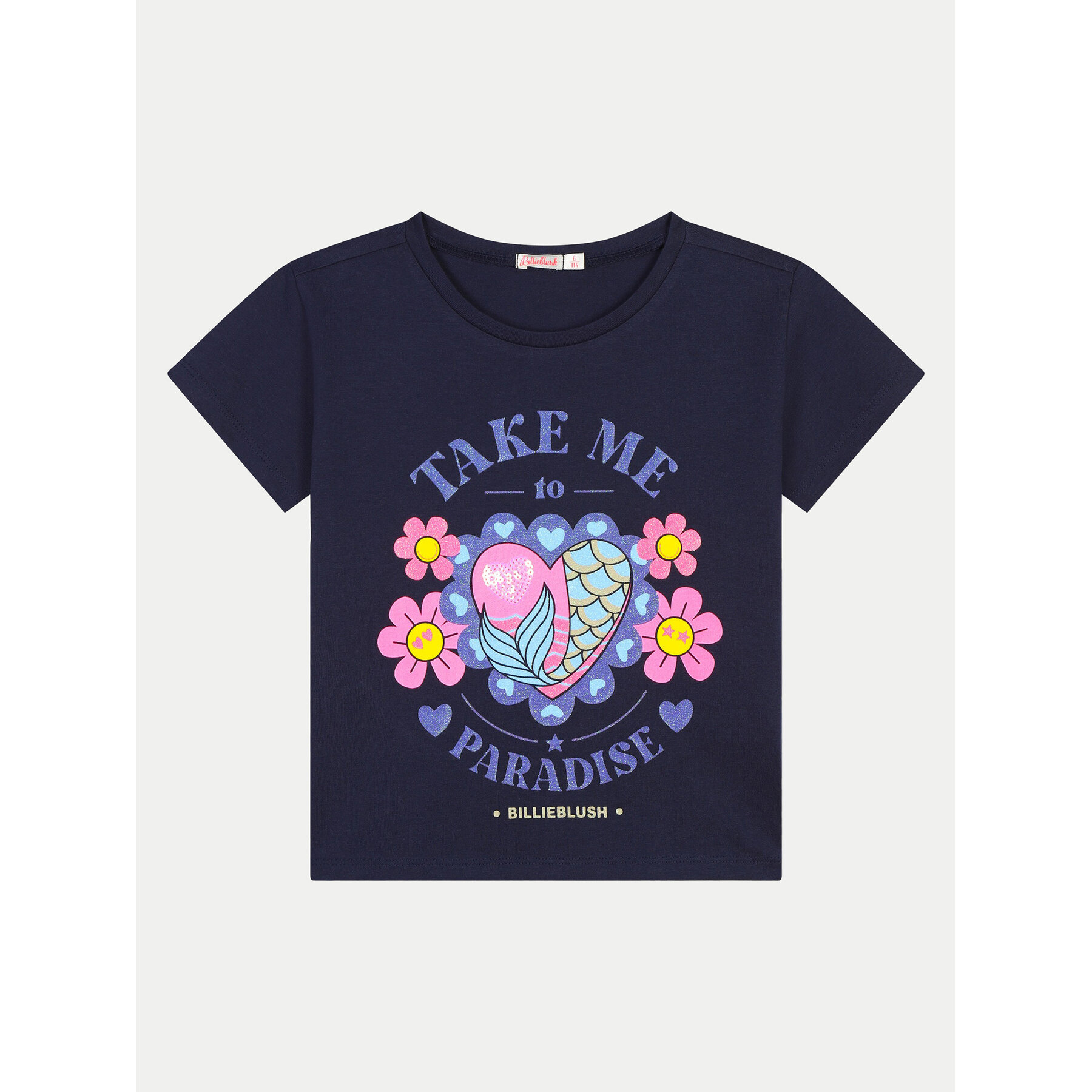 Billieblush T-shirt U20647 Blu scuro Regular Fit