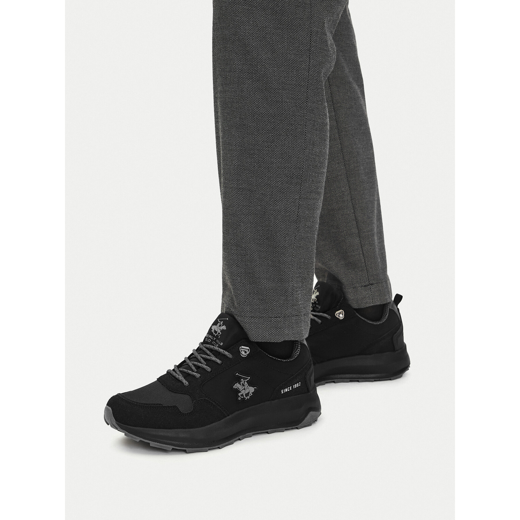 Sneakers Beverly Hills Polo Club CEO-V5-DARIO Negru