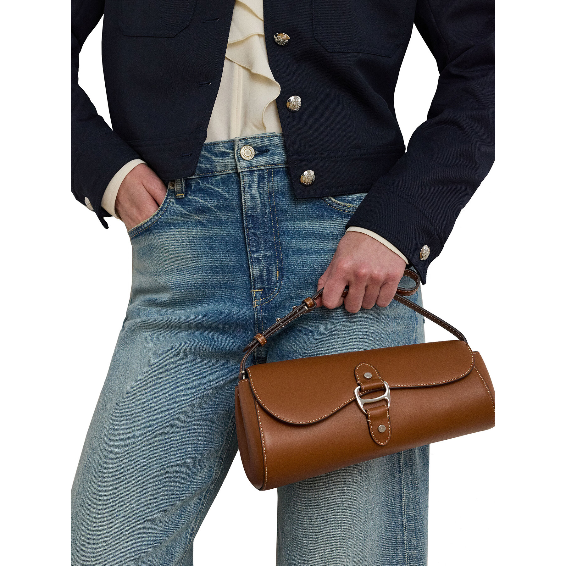 Дамска чанта LAUREN RALPH LAUREN 431977487001 Кафяв