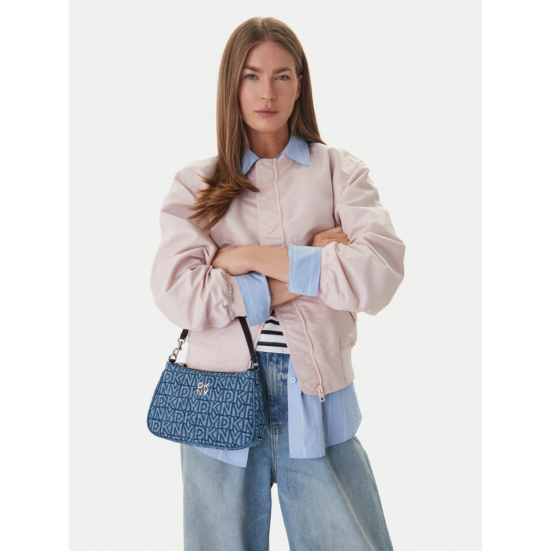 Táska DKNY Jenny R613KJ16 Kék