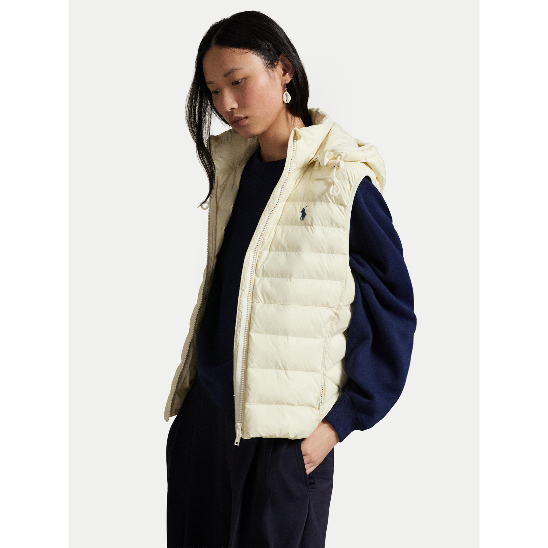 Polo Ralph Lauren Bodywarmer 211958935002 Creme Regular Fit