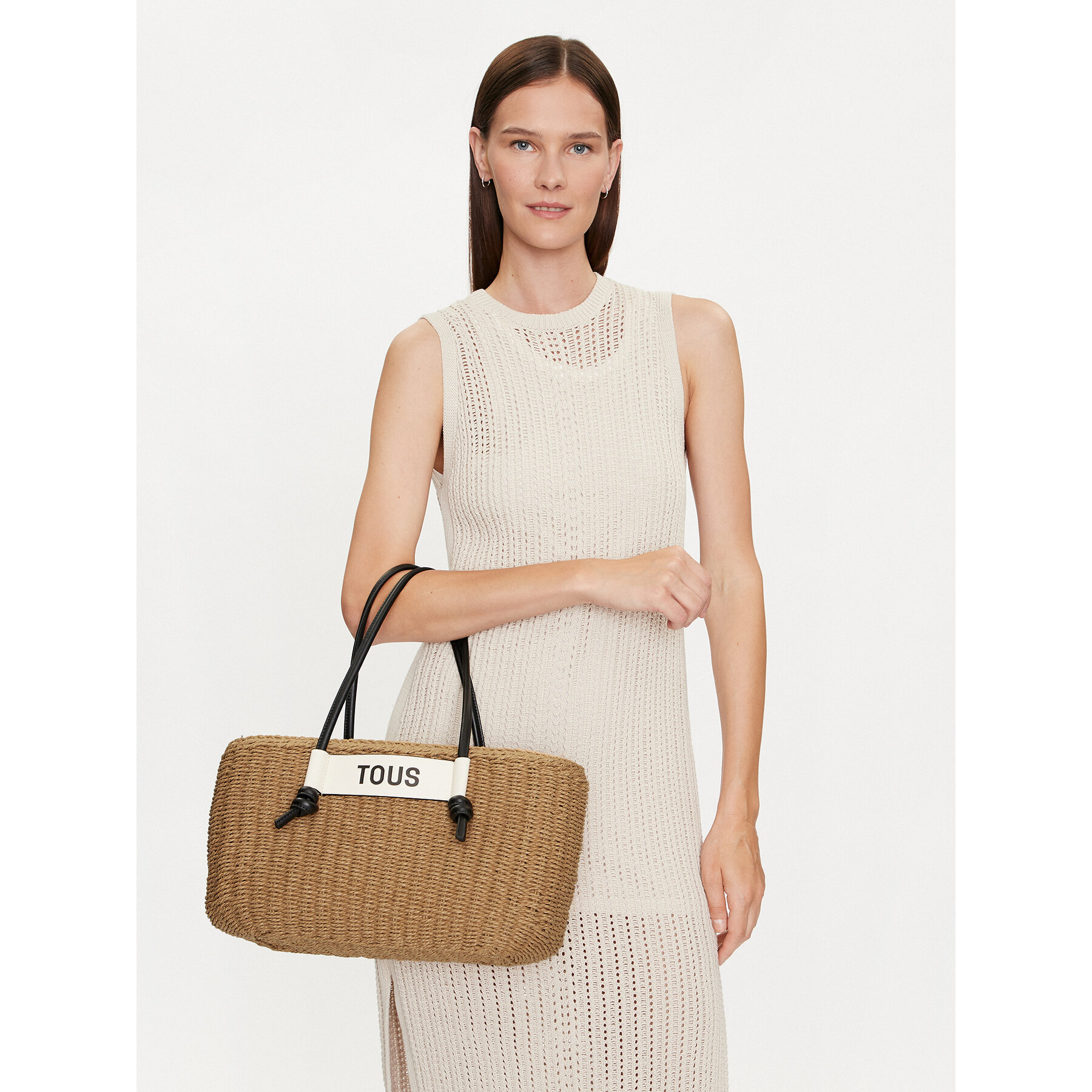 Geantă TOUS Capazo L Scoubidou 2001716959 Bej