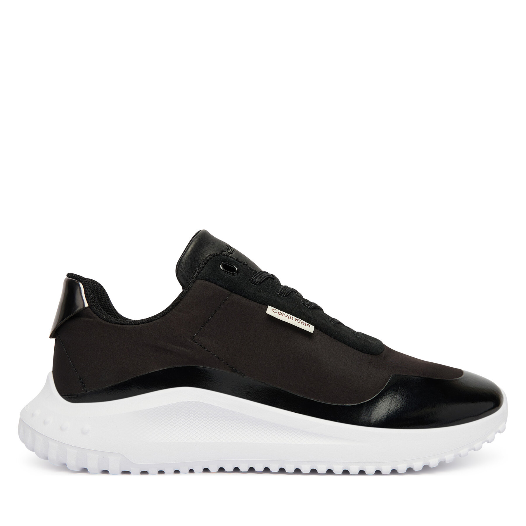 Superge Calvin Klein Eva Runner Lace Up Mat Mix YW0YW02016 Črna