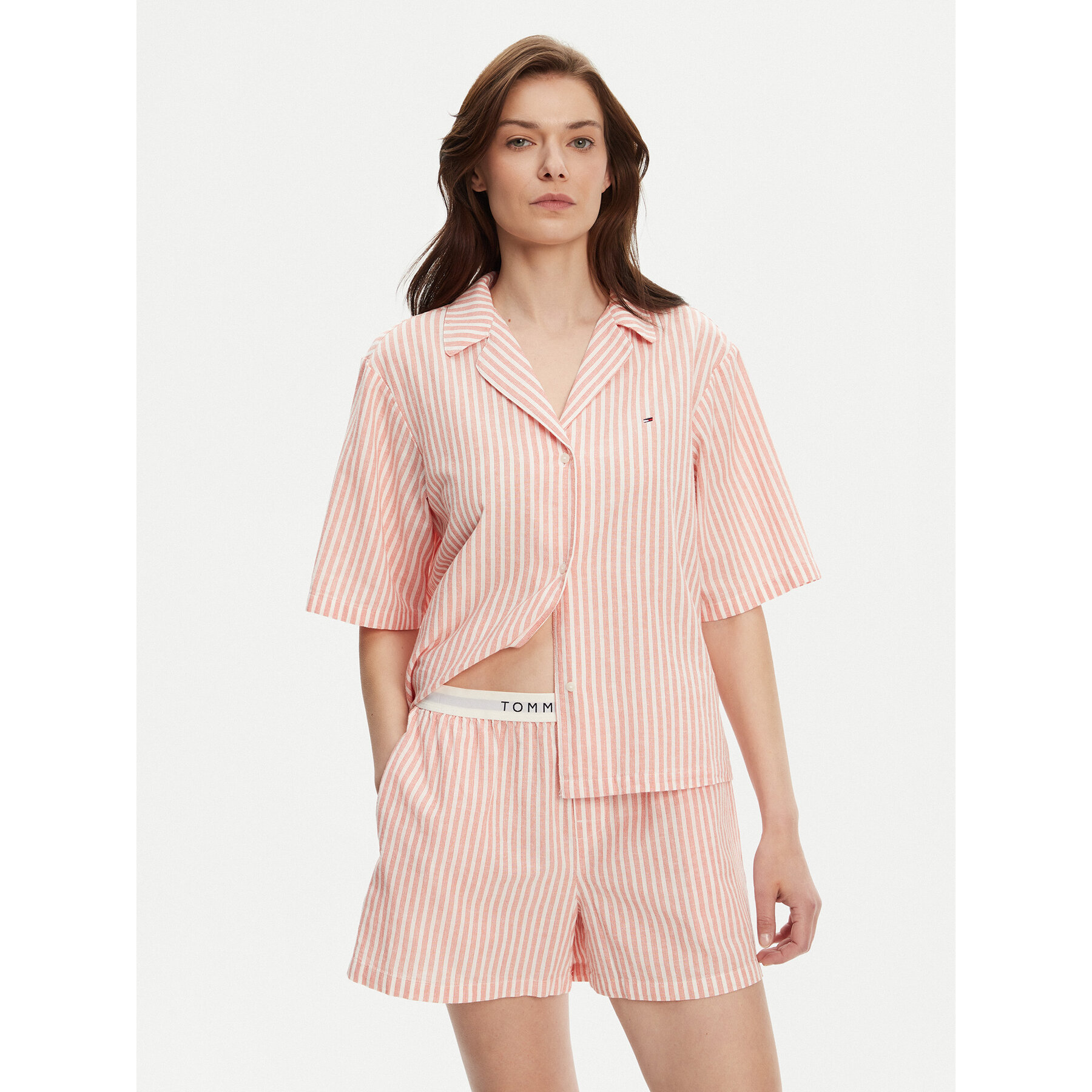 Tommy Hilfiger Pigiama UW0UW05799 Arancione Regular Fit