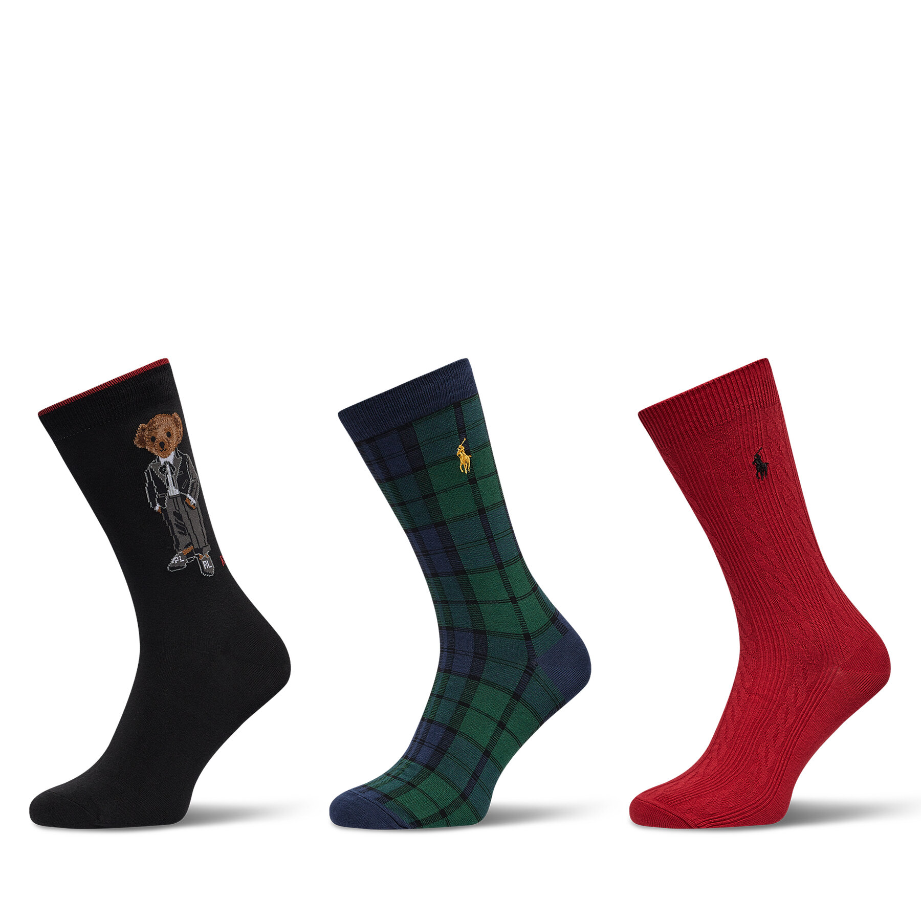 3 pares de calcetines altos para mujer Polo Ralph Lauren 455956273001 De color