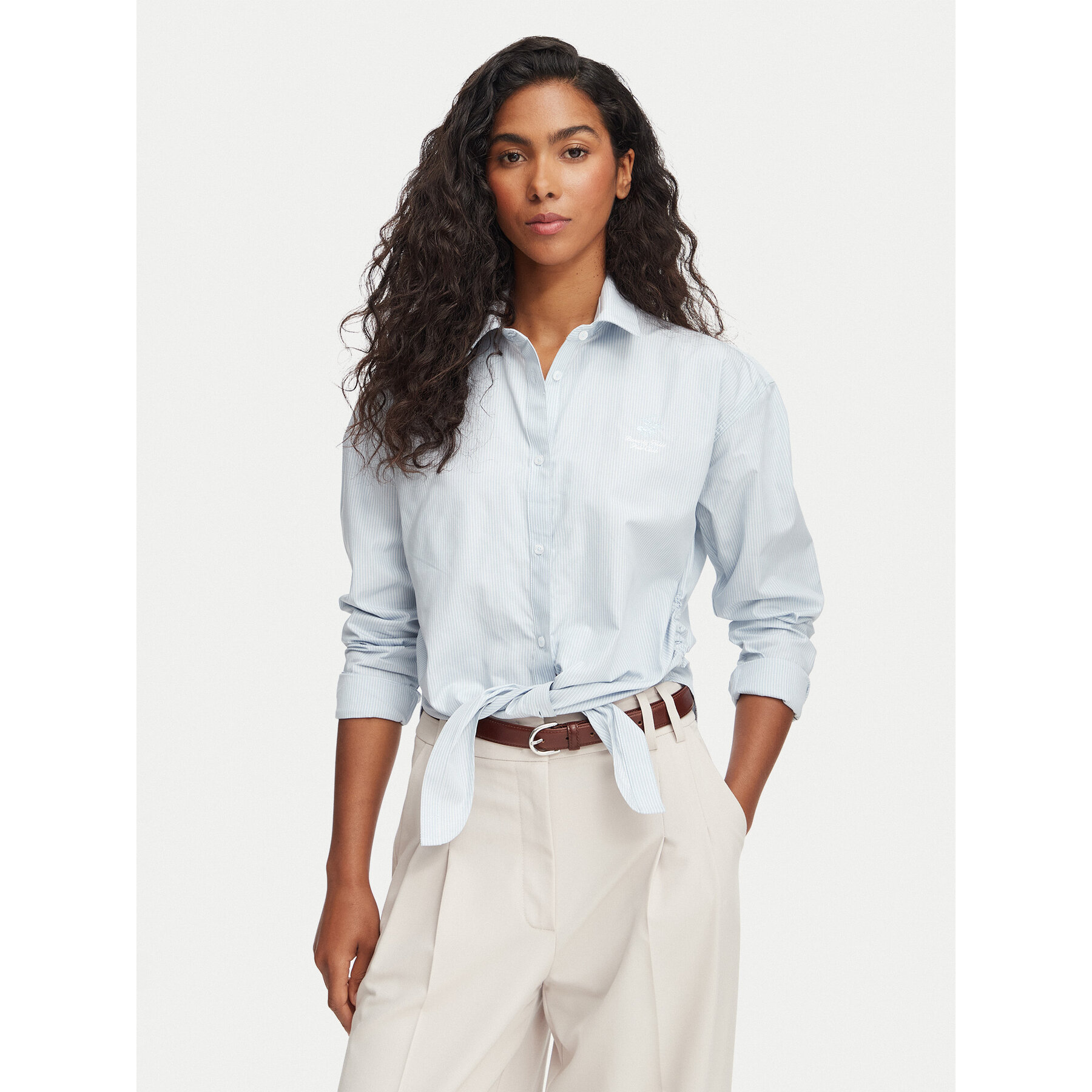 Beverly Hills Polo Club Hemd P-SS26W-SH506602 Blau Regular Fit