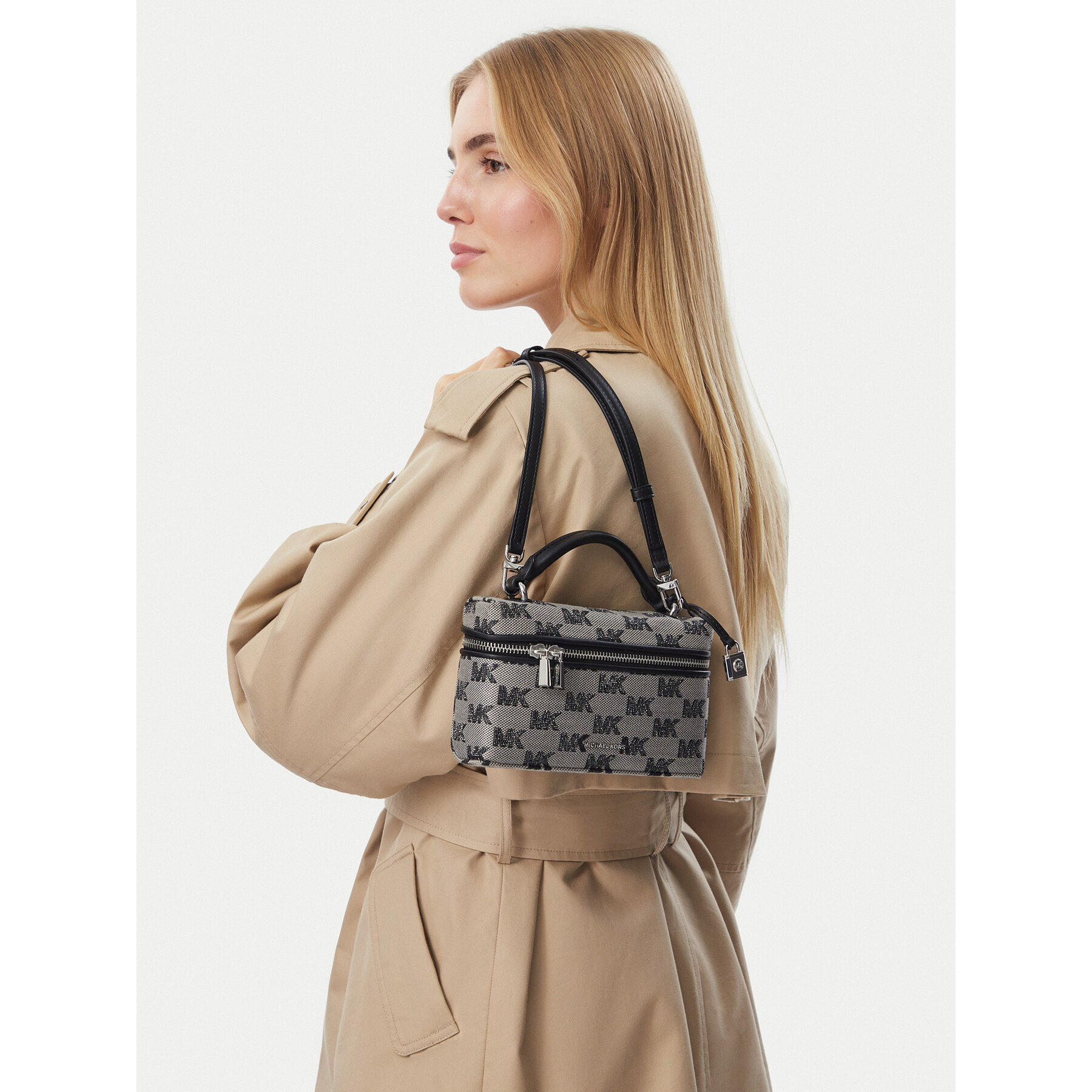Rankinė MICHAEL Michael Kors Jana 32F6SQ1C0J Pilka