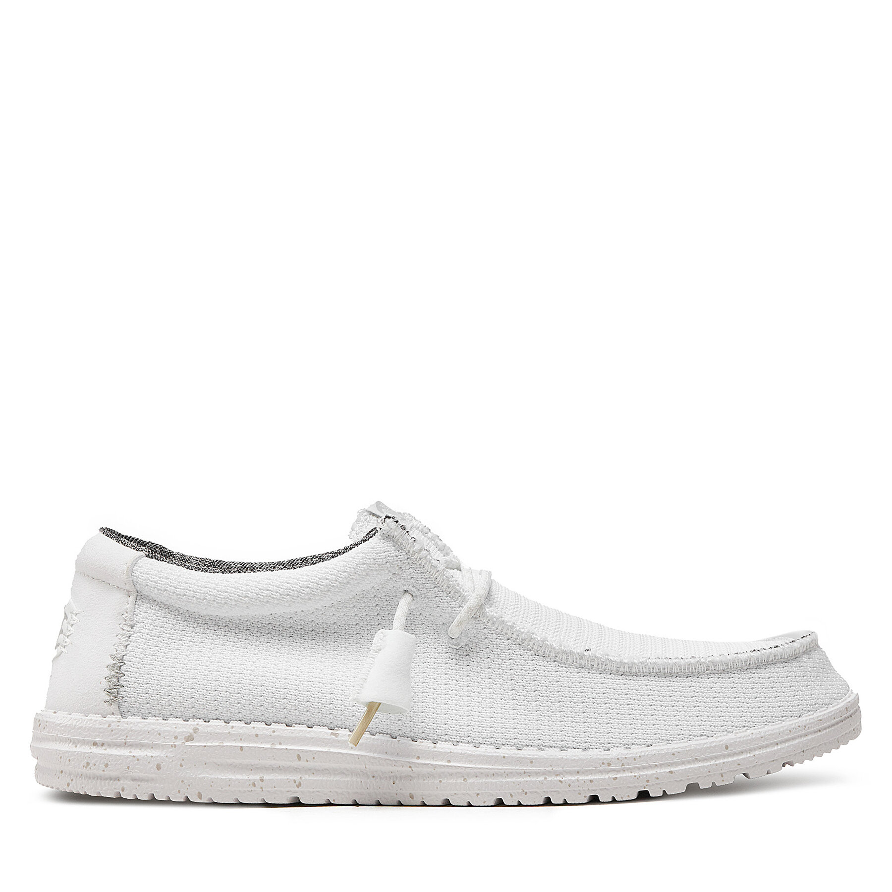 Uomo Mocassini Hey Dude, Taglia 44, Bianco, Wally Sport Mesh 40403-143, taglia : 44