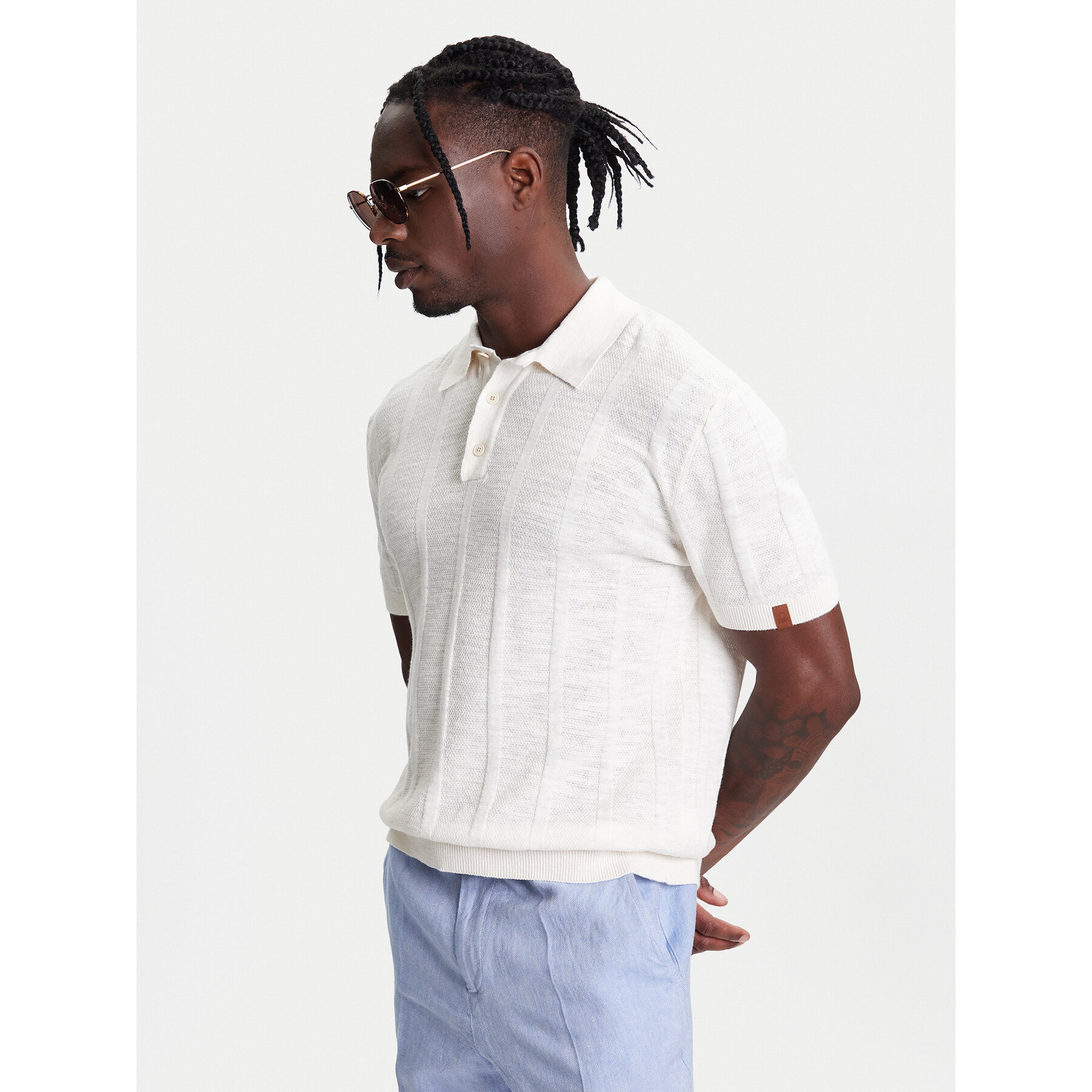 United Colors Of Benetton United Colors Of Benetton Polo 115GK301G Μπεζ Regular Fit