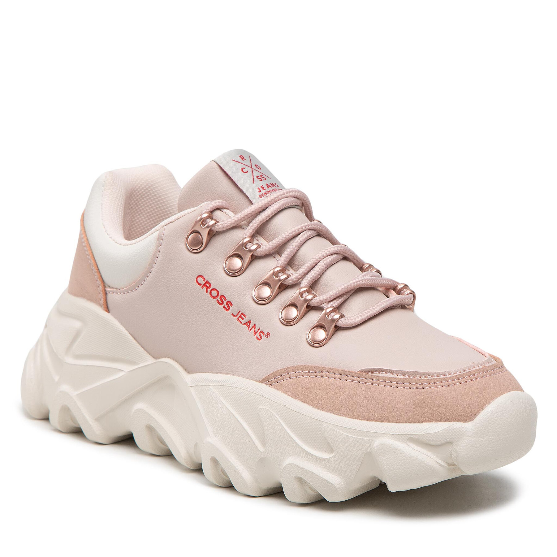 Sneakers Cross Jeans KK2R4072C Nude Cross Jeans imagine noua