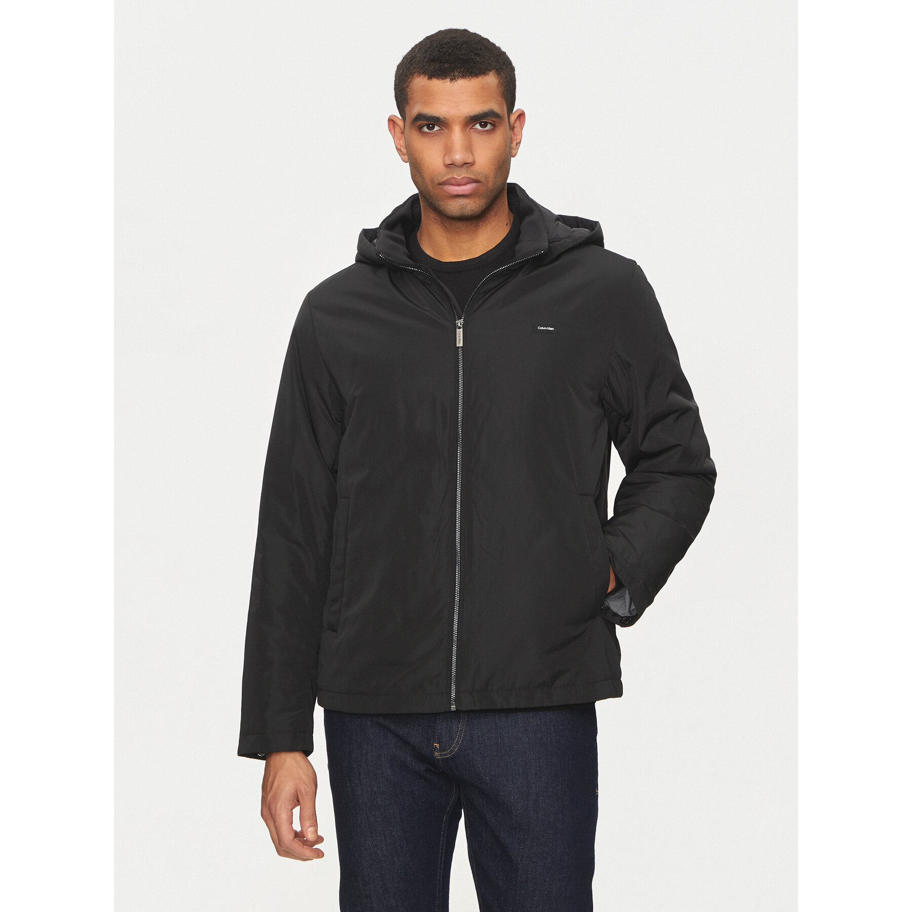 Calvin Klein Übergangsjacke K10K113005 Schwarz Regular Fit