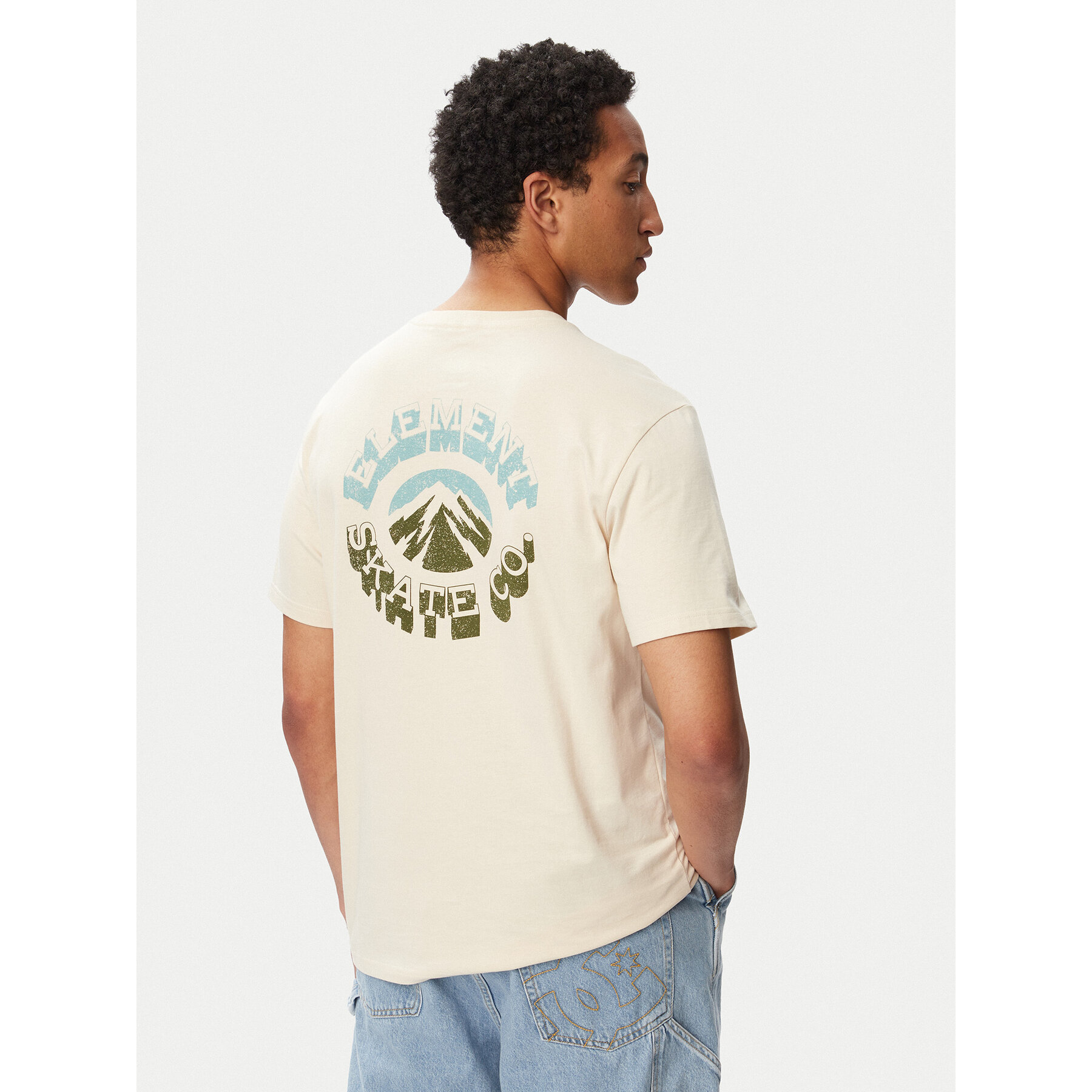 Element T-Shirt Ambition ELYZT00500 Hellbeige Regular Fit