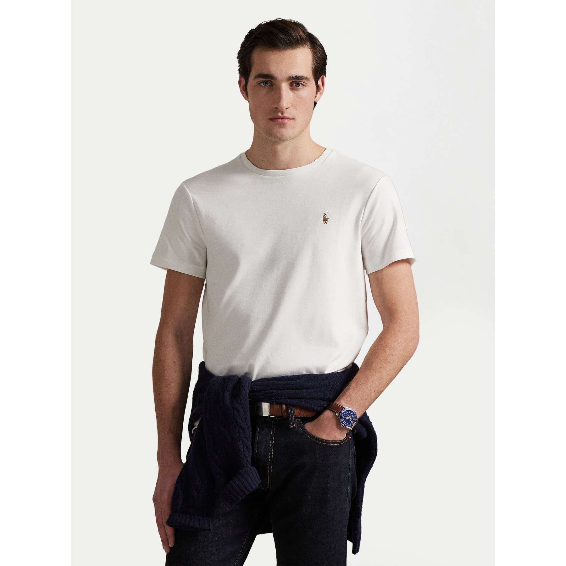 Polo Ralph Lauren T-Shirt 710740727 Λευκό Slim Fit