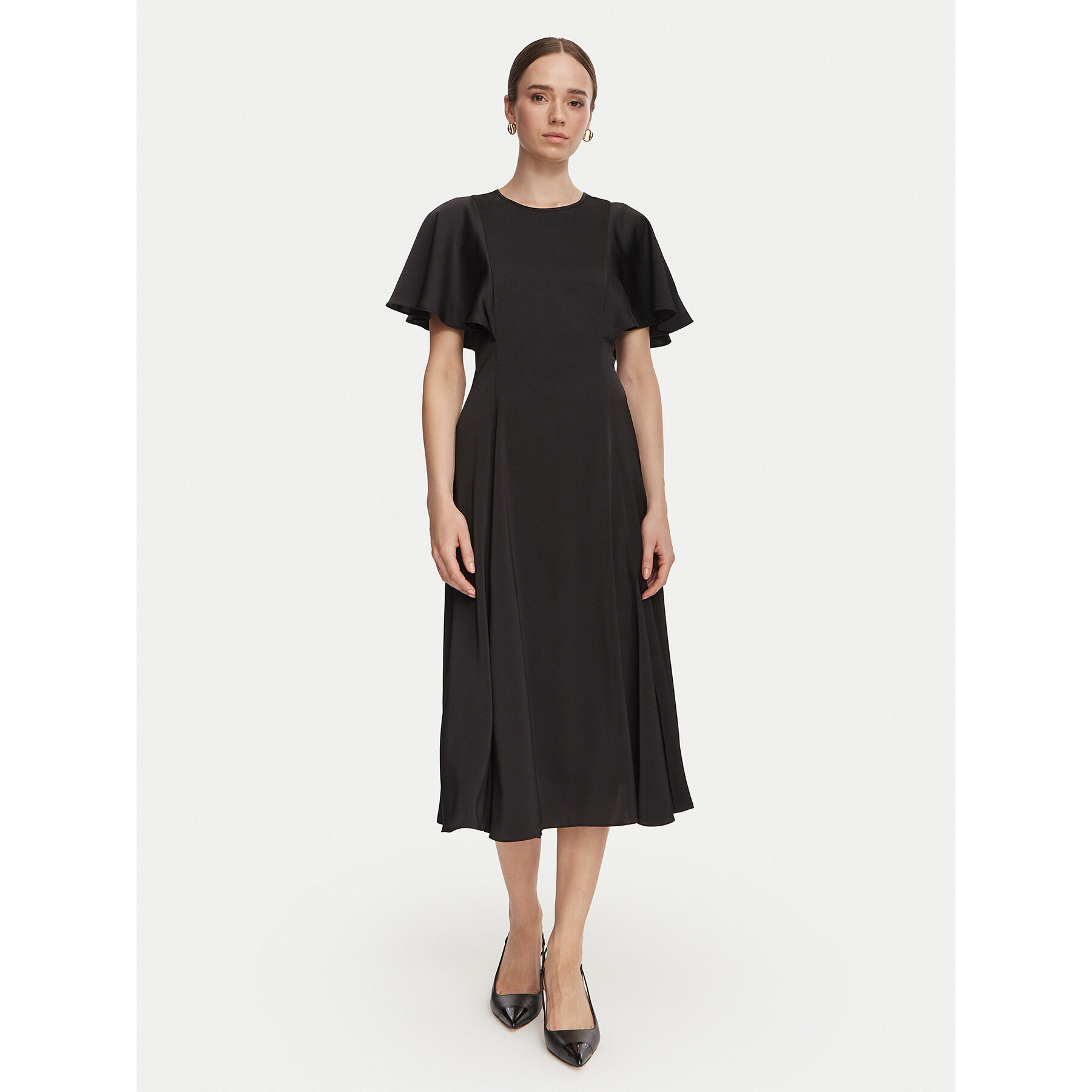 MICHAEL Michael Kors Kleid für den Alltag MT683KYAYJ Schwarz Regular Fit