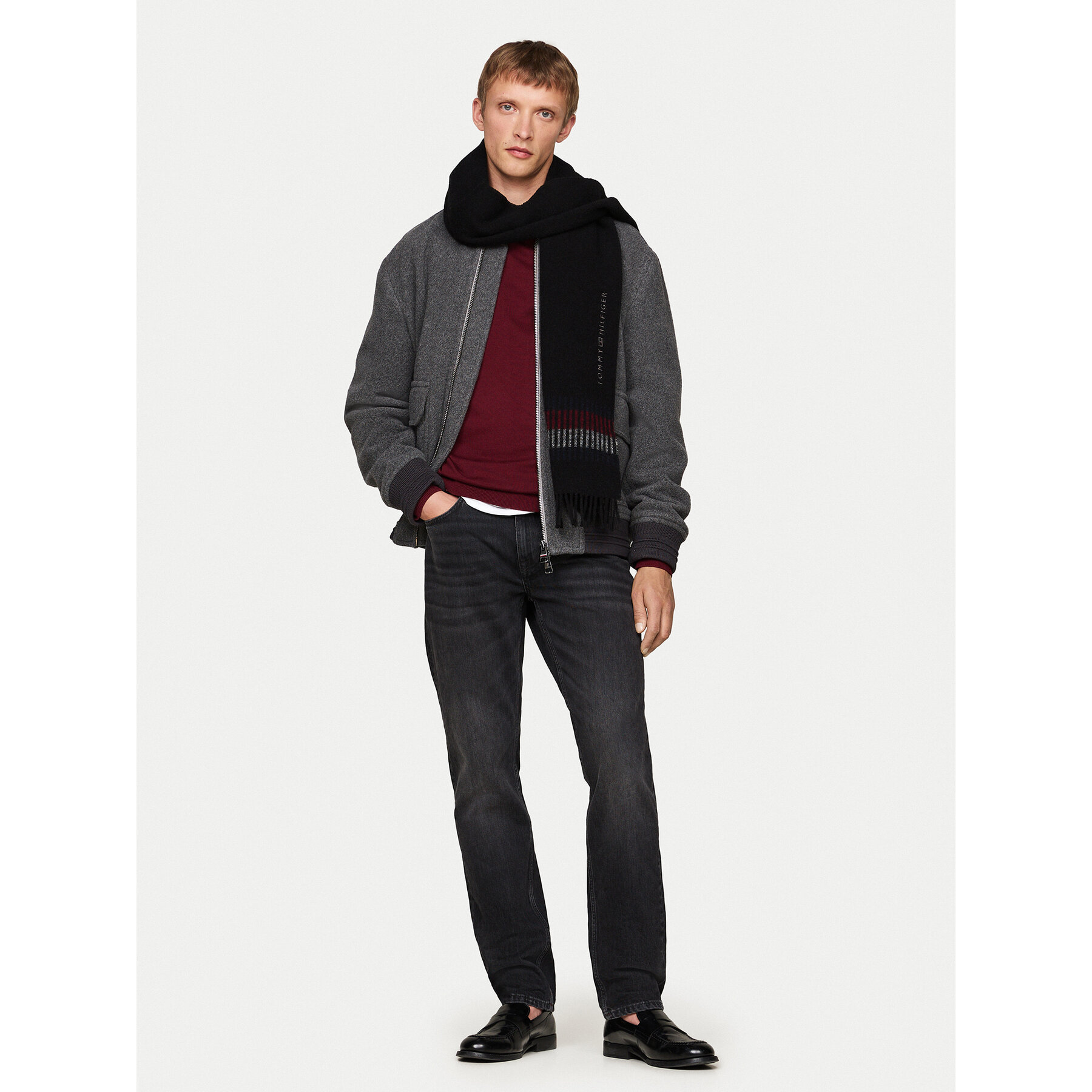 Bufanda Tommy Hilfiger Corporate AM0AM12832 Negro
